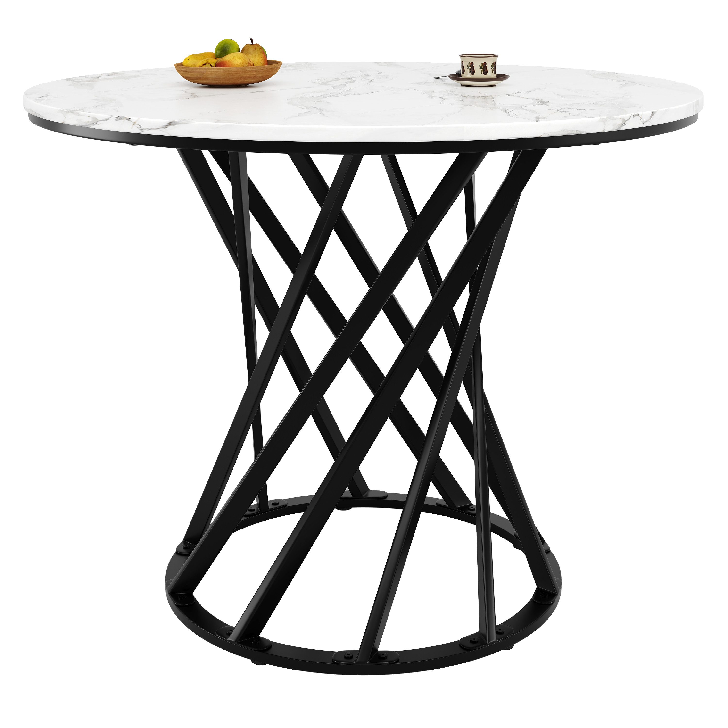 MODFU Essgruppe Stylisches Esstisch,Esszimmerstühle,Esstisch-Set, (80×80×76 günstig online kaufen