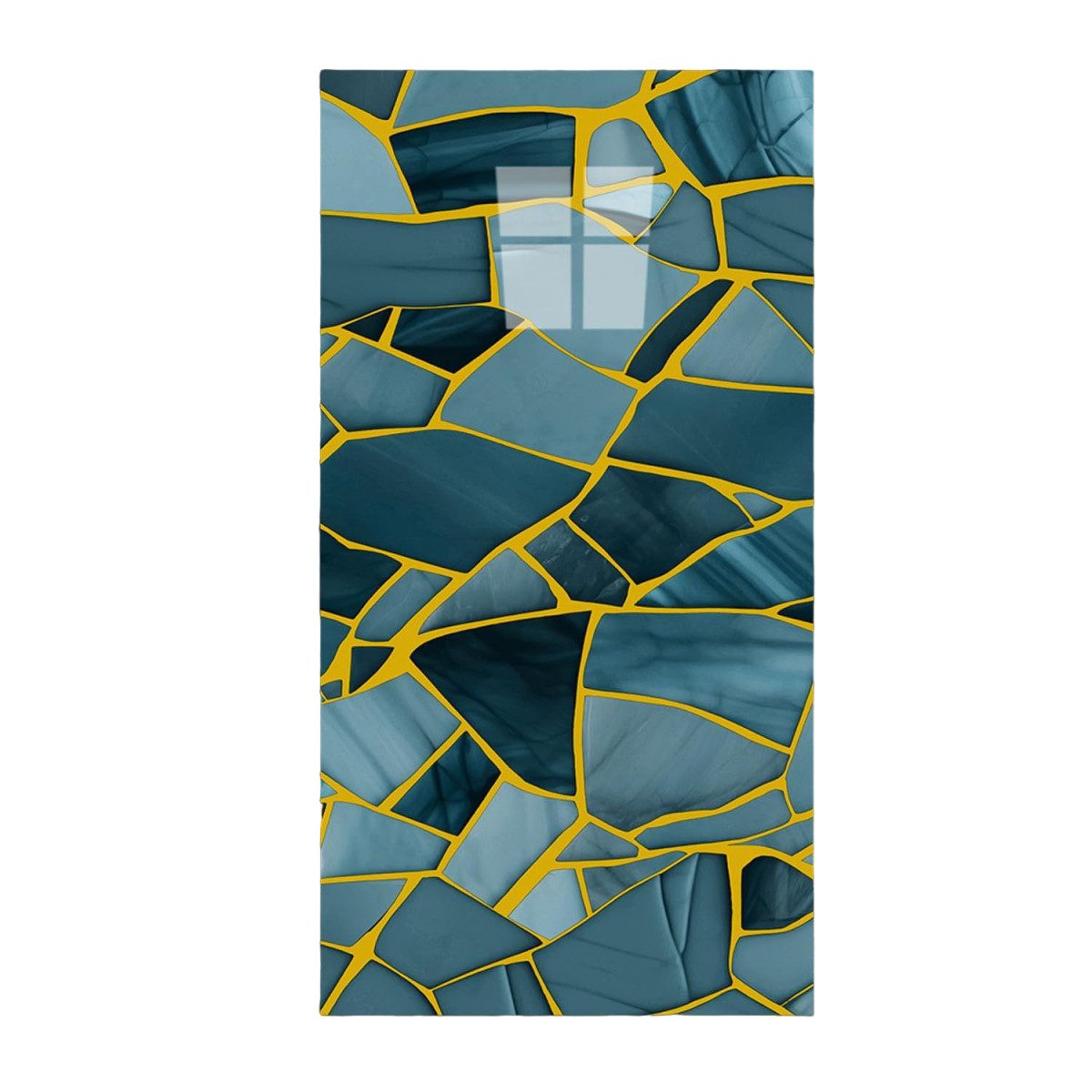 Agger Fliesenaufkleber 10 Stück Klebefliesen Küche Marmor 60x30cm, Küchen Fliesenaufkleber, Wandpaneele Selbstklebend für Küchenrückwand Bad
