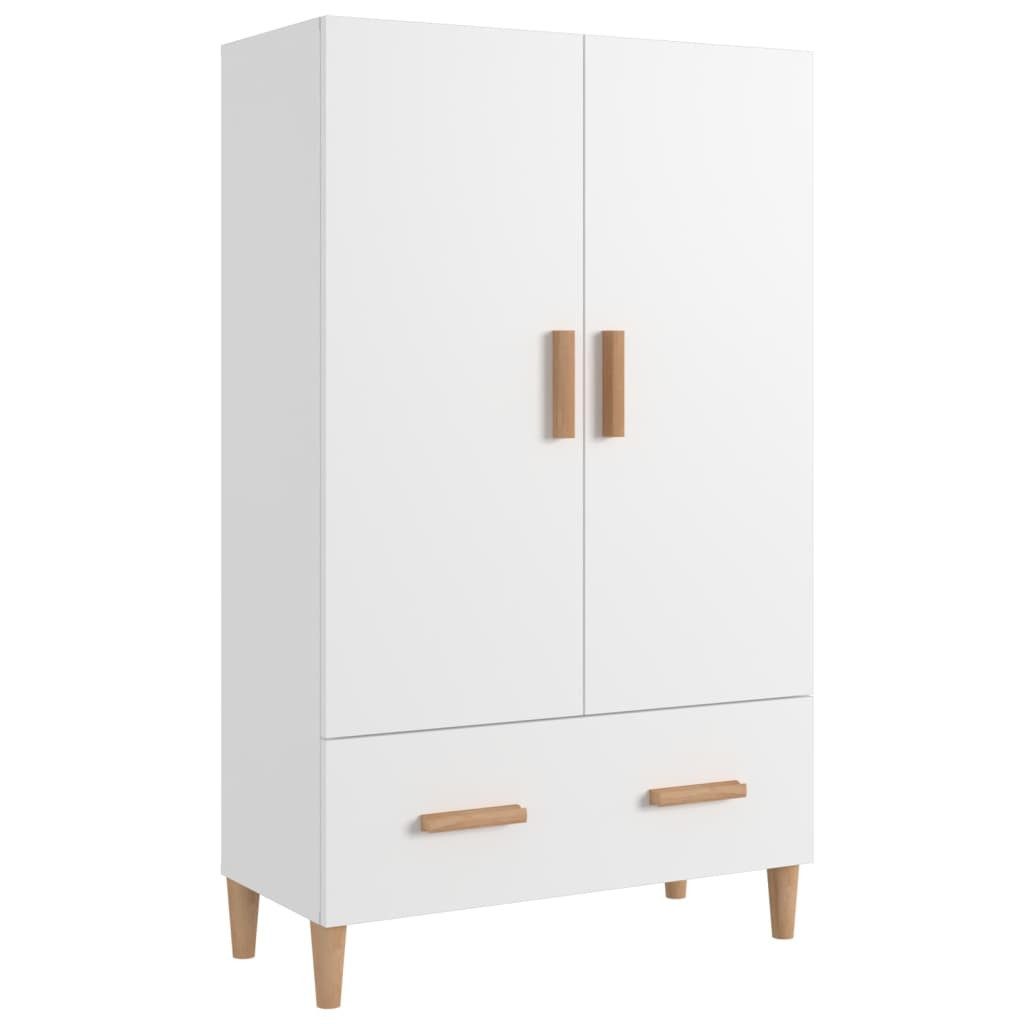 vidaXL Highboard NA Highboard Weiß 70x31x115 cm Spanplatte Kommode Anrichte