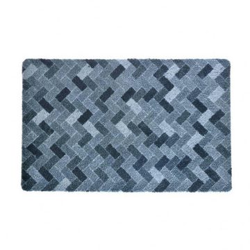 Badematte acerto® BELIZE5 Badteppich – waschbarer Badvorleger 45x70 cm acerto®, Höhe 6.5 mm, Gummi, Rechteck