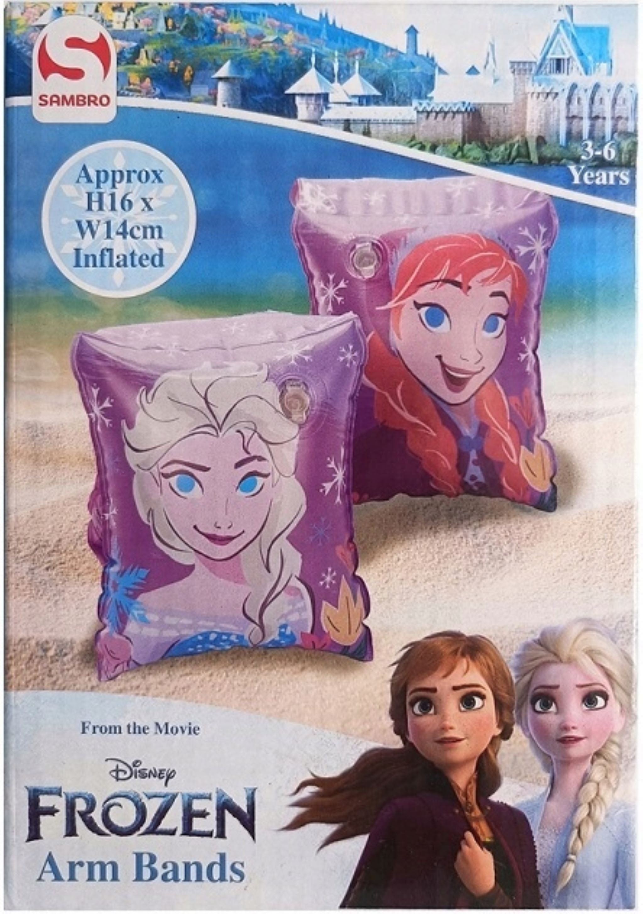 Festivalartikel Badeanzug Disney Frozen Schwimmring + Schwimmflügel + Ball Set