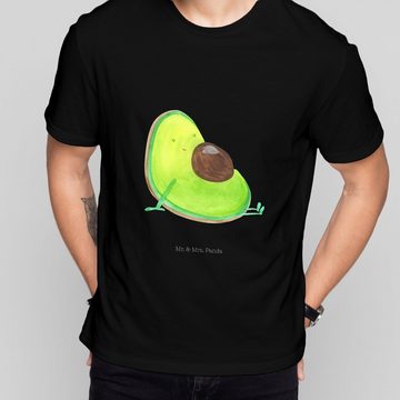 Mr. & Mrs. Panda T-Shirt Avocado schwanger - Schwarz - Geschenk, Junggesellenabschied, Veggie, (1-tlg)