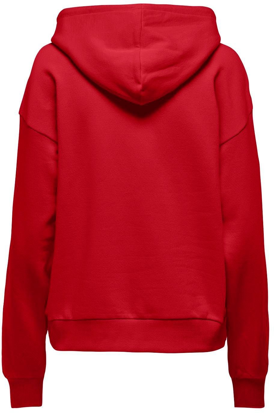 ONLY Hoodie ONLJODA SWEAT HOODIE Red Equestrian PNT EVERY