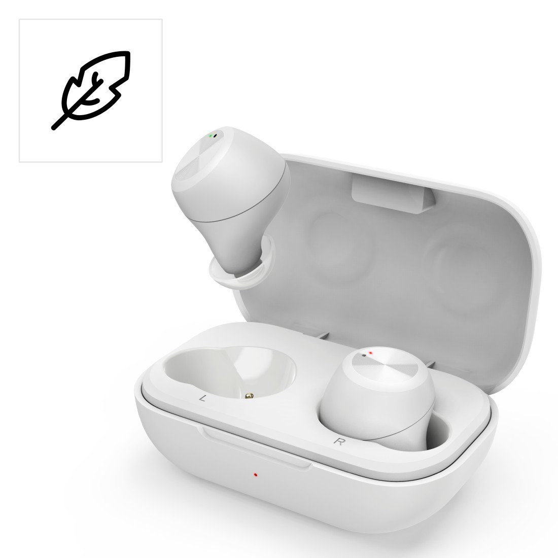 Thomson Bluetooth Kopfhörer True Wireless, kabellos, spritzwassergeschützt Bluetooth-Kopfhörer (Sprachsteuerung, True Wireless, Google Assistant, Siri, A2DP Bluetooth, AVRCP Bluetooth, HFP, HSP, SPP, Sprachassistenten, integriertes Mikrofon und Telefonfunkion, In Ear)