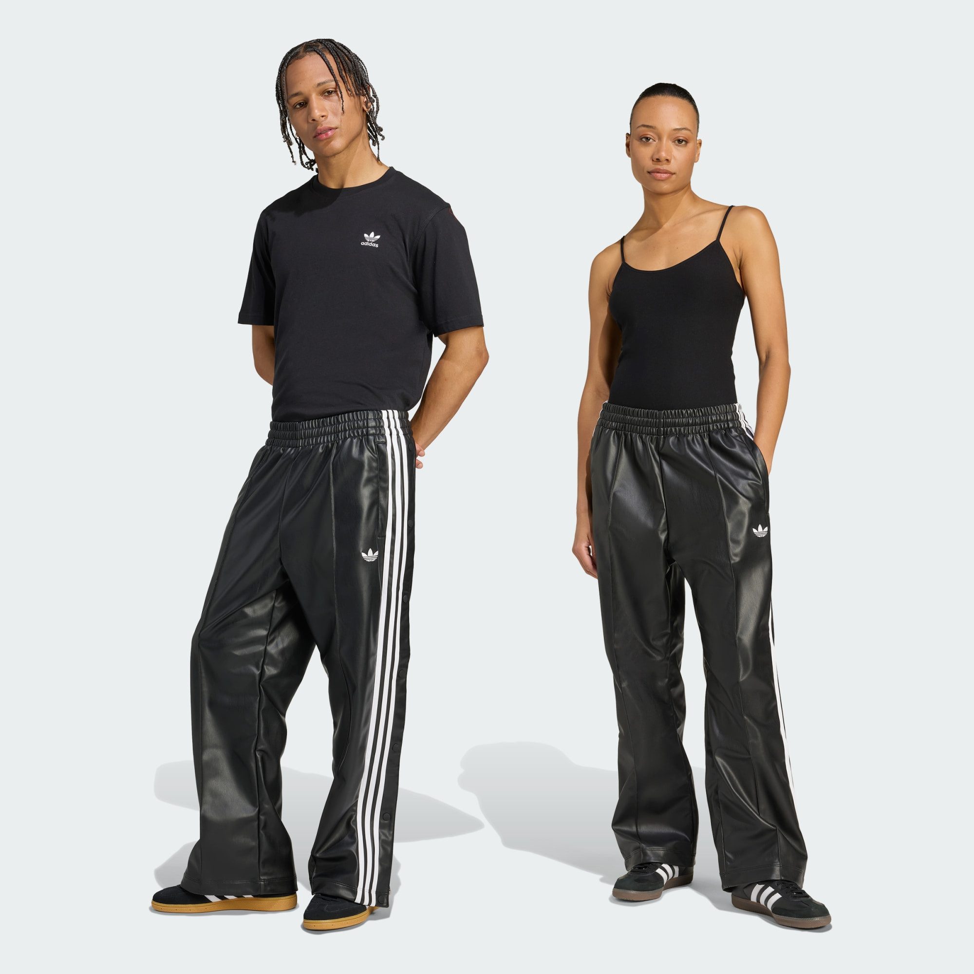 adidas Originals Laufshorts ADIDAS X JEREMY SCOTT SYNTHETIKLEDER WEITE HOSE günstig online kaufen