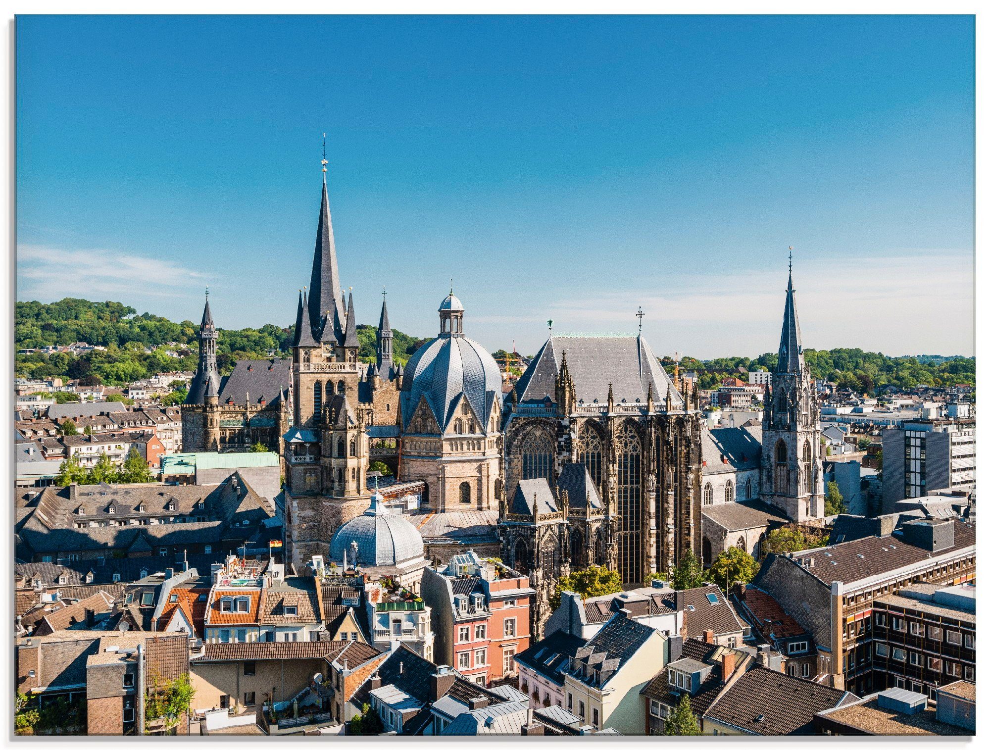 Artland Glasbild Aachen Panorama III, Deutschland (1 St), in verschiedenen Größen