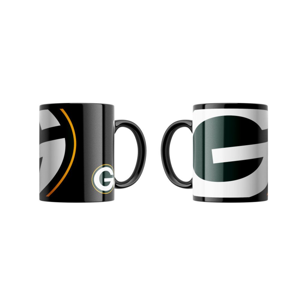 Green Bay Packers Becher Green Bay Packers Tasse „Oversized“ 330ml, Keramik