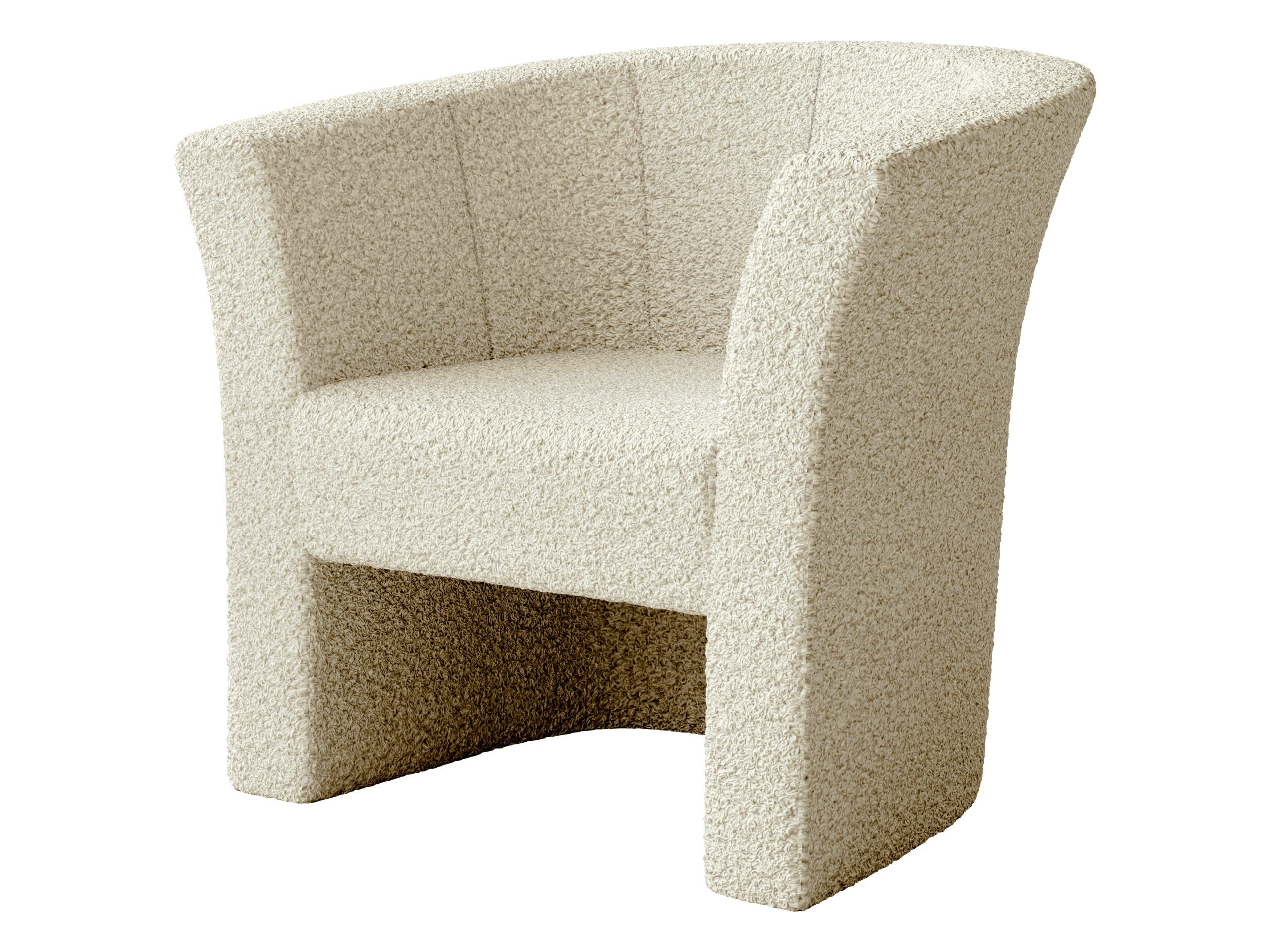 MIRJAN24 Sessel Niko Boucle, Freistehender, 65x71x76 cm