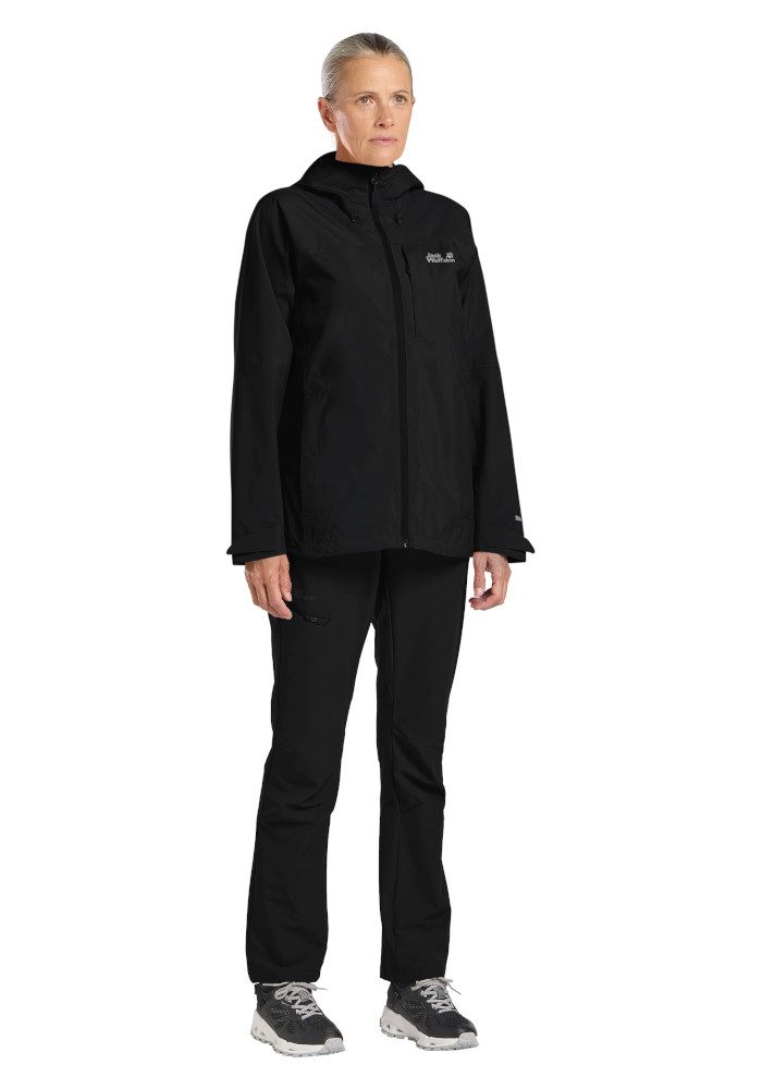 Jack Wolfskin Funktionsjacke TEMPEST 2L JKT W Wetterschutzjacke, wasser-und winddicht, atmungsaktiv