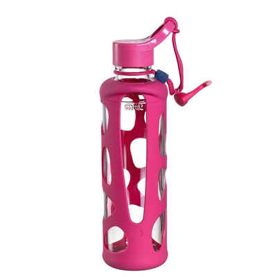 LEONARDO Trinkflasche Trinkflasche 500 ml Bambini Pink Flamingo, Tritanflasche Kinderflasche