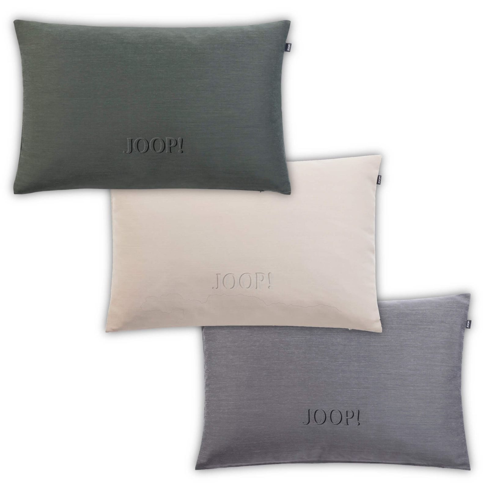 JOOP! Dekokissen Kissenhülle Ornament 70787, JOOP!-Schriftzug