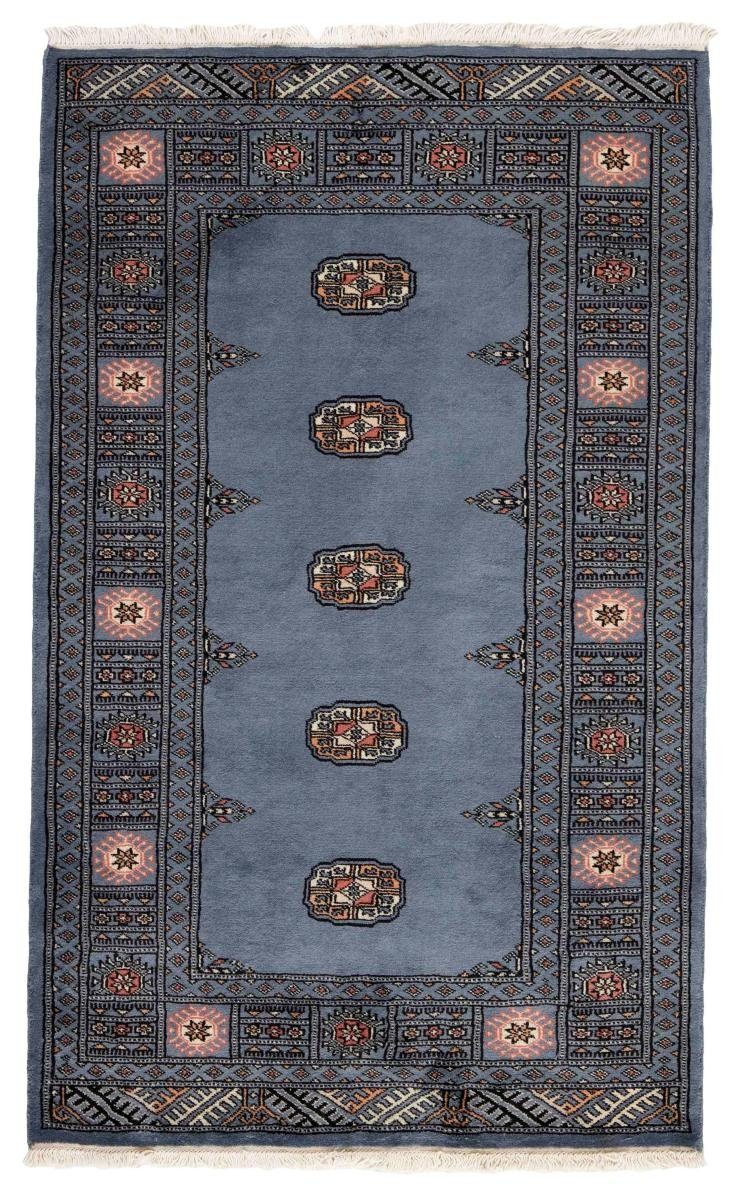 Orientteppich Pakistan Buchara 3ply 95x157 Handgeknüpfter Orientteppich, Nain Trading, rechteckig, Höhe: 8 mm