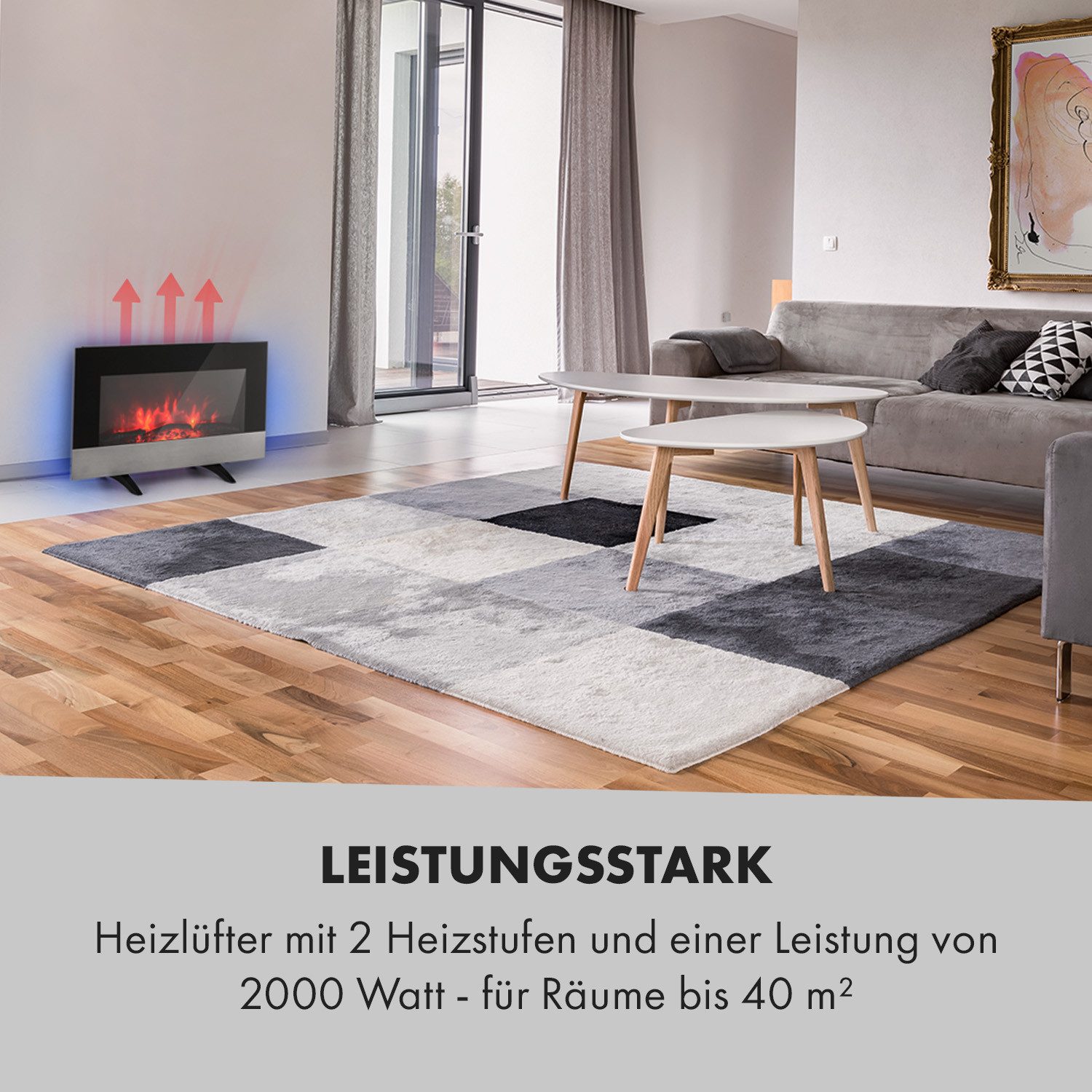 Klarstein Elektrokamin Basel Baseline