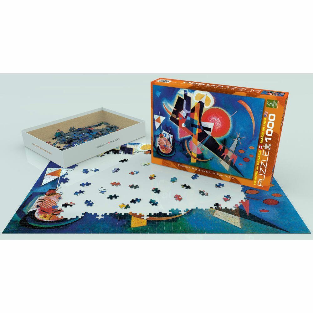 Puzzleteile Blau EUROGRAPHICS Kandinsky, Wassily 1000 Im von Puzzle