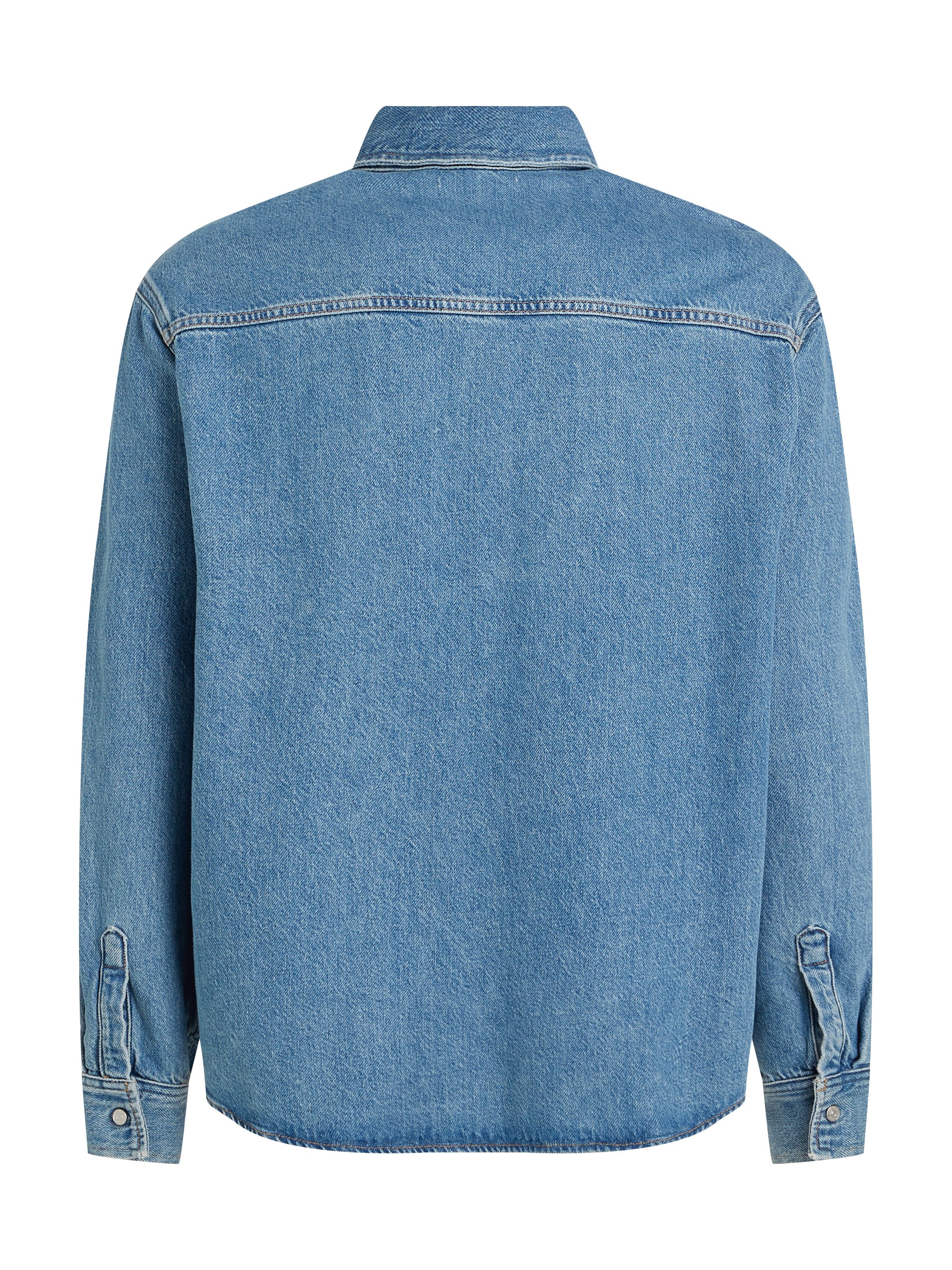 Calvin Klein Jeans Jeanshemd RELAXED DENIM SHIRT in mittelblauer Waschung