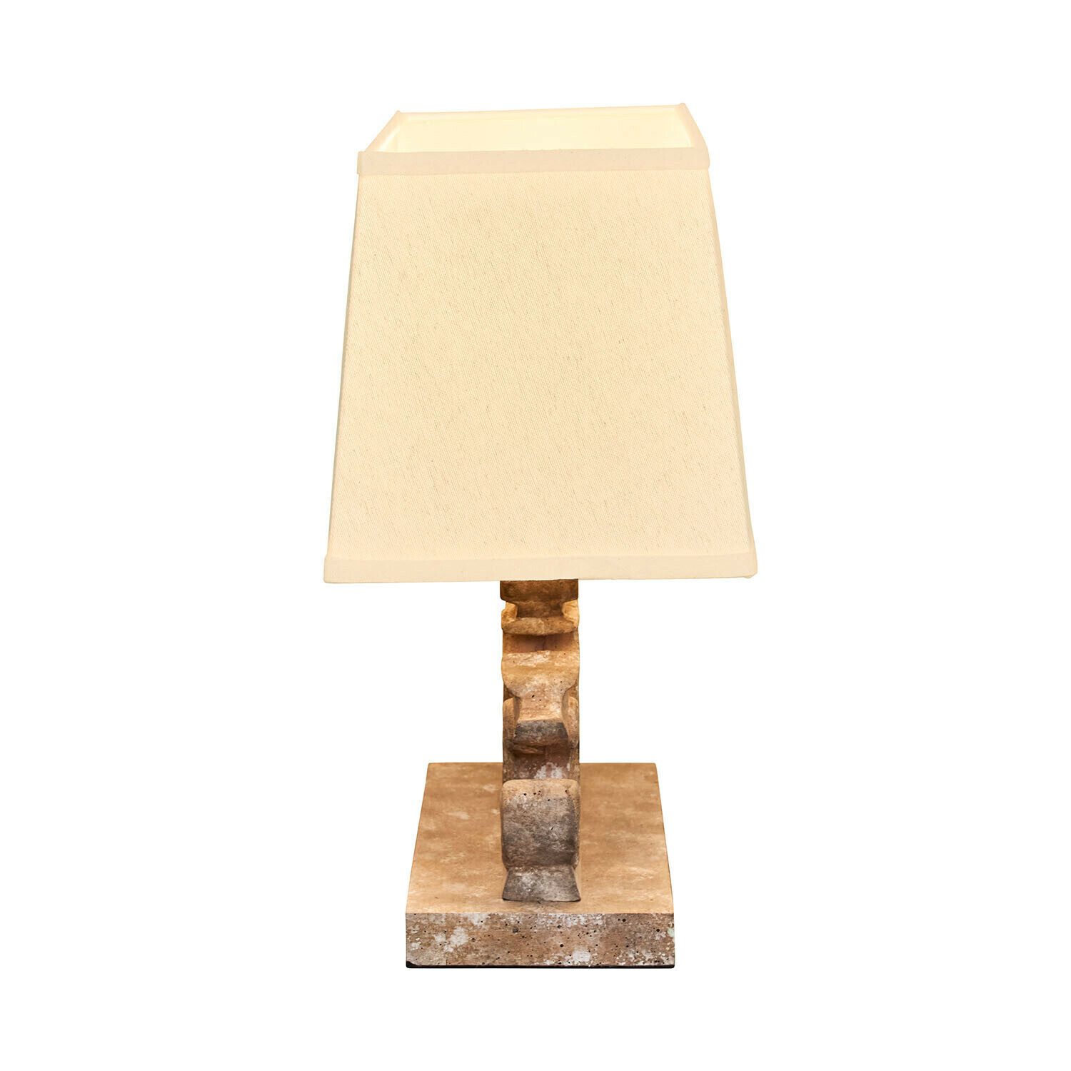 Mirabeau Tischleuchte Tischlampe Portenza antikbraun/creme