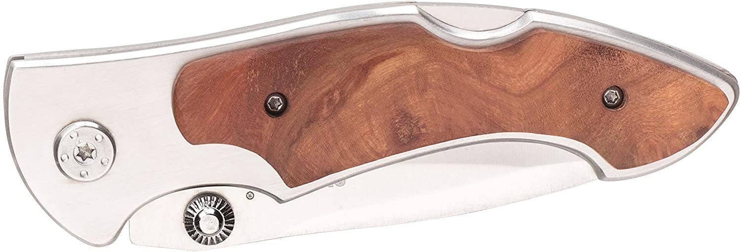 ClearLake Taschenmesser Hiker, (1 St), 7CR17, Griffschalen aus Ulmenholz