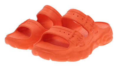 Buffalo CLD ARI SLIDE Orange Sneaker Vegane Damen Sandale mit 4 cm hohem Absatz