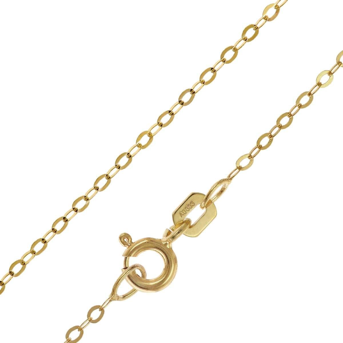 trendor Collier 31215, 333 Gold 8K Flachankerkette 1,4 mm breit
