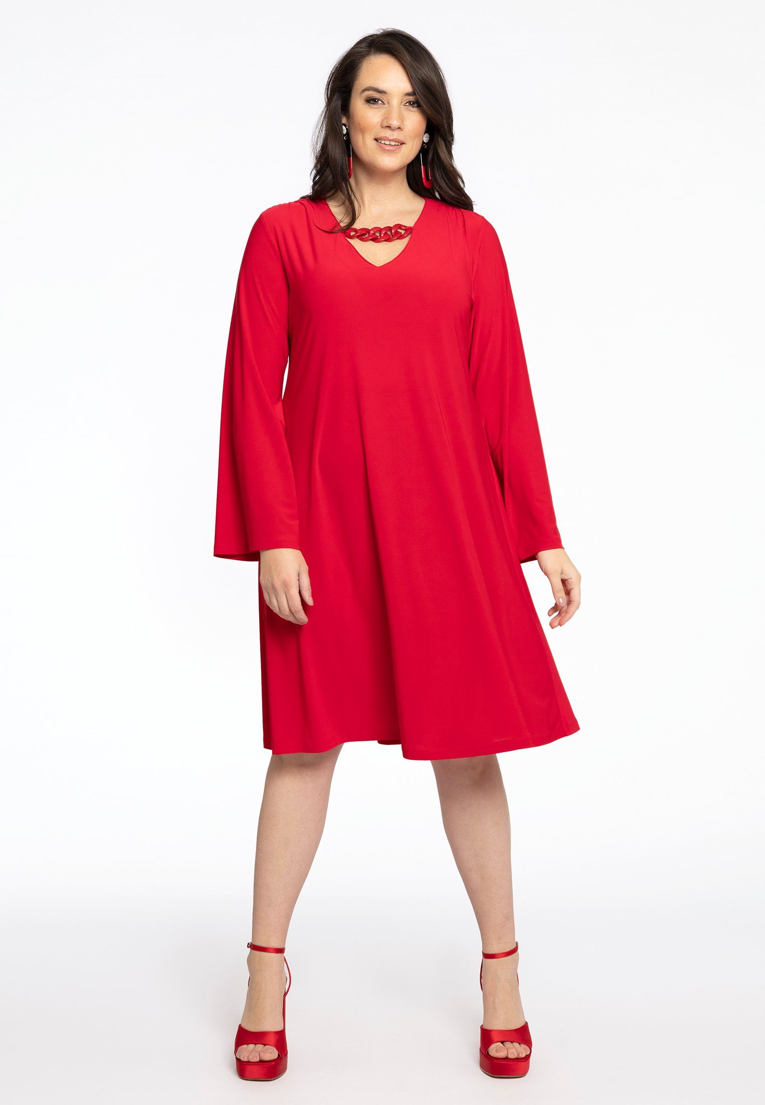 A-Linien-Kleid Damen Kleid Große Größen
