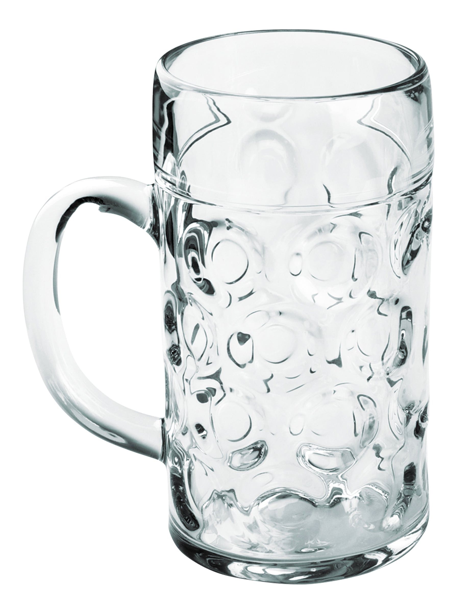 santex Kostüm Transparenter Bierkrug aus Kunststoff 50 cl