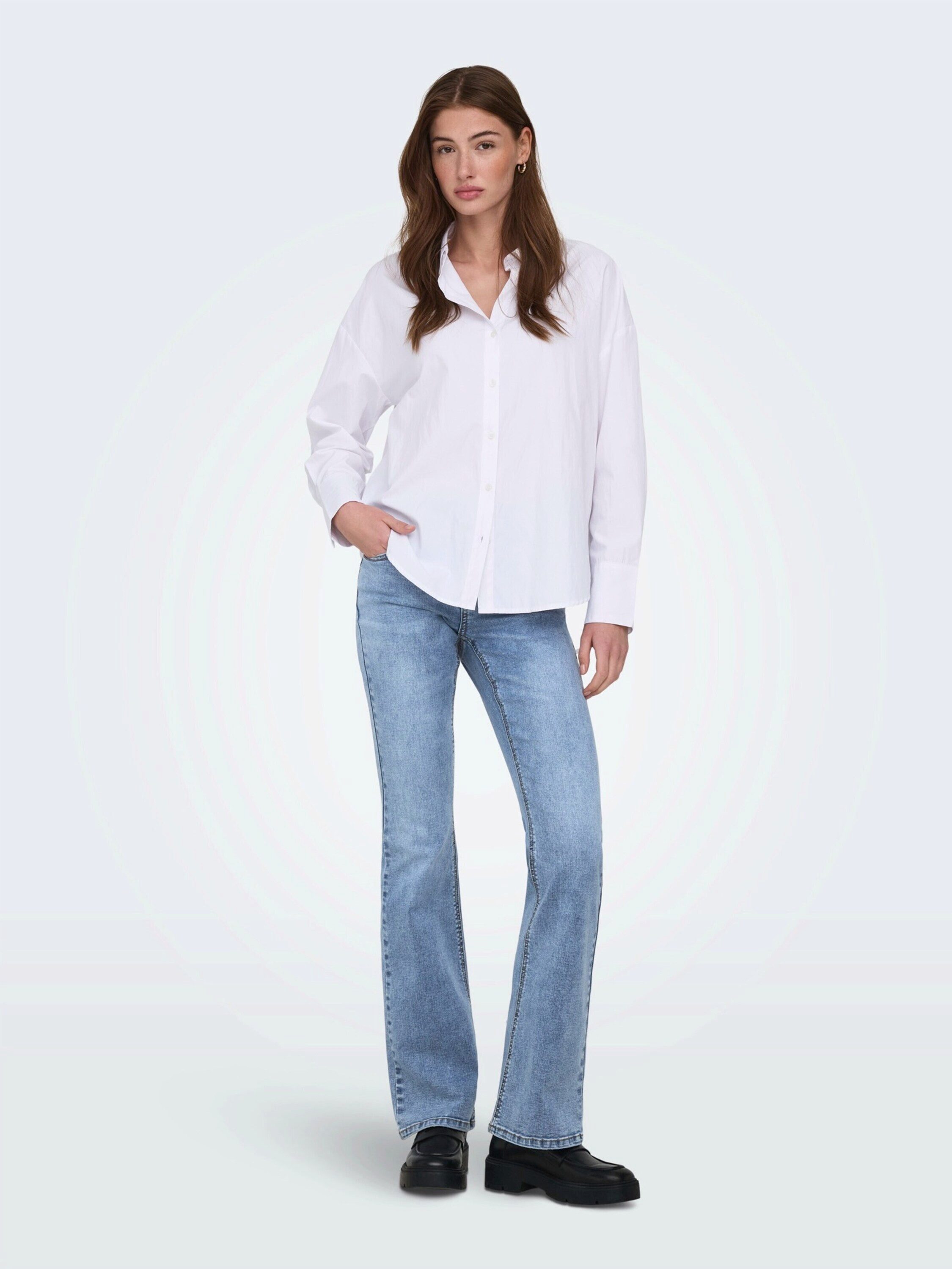 ONLY Schlagjeans ONLWAUW (1-tlg) Plain/ohne Details – Bild 3 von 5