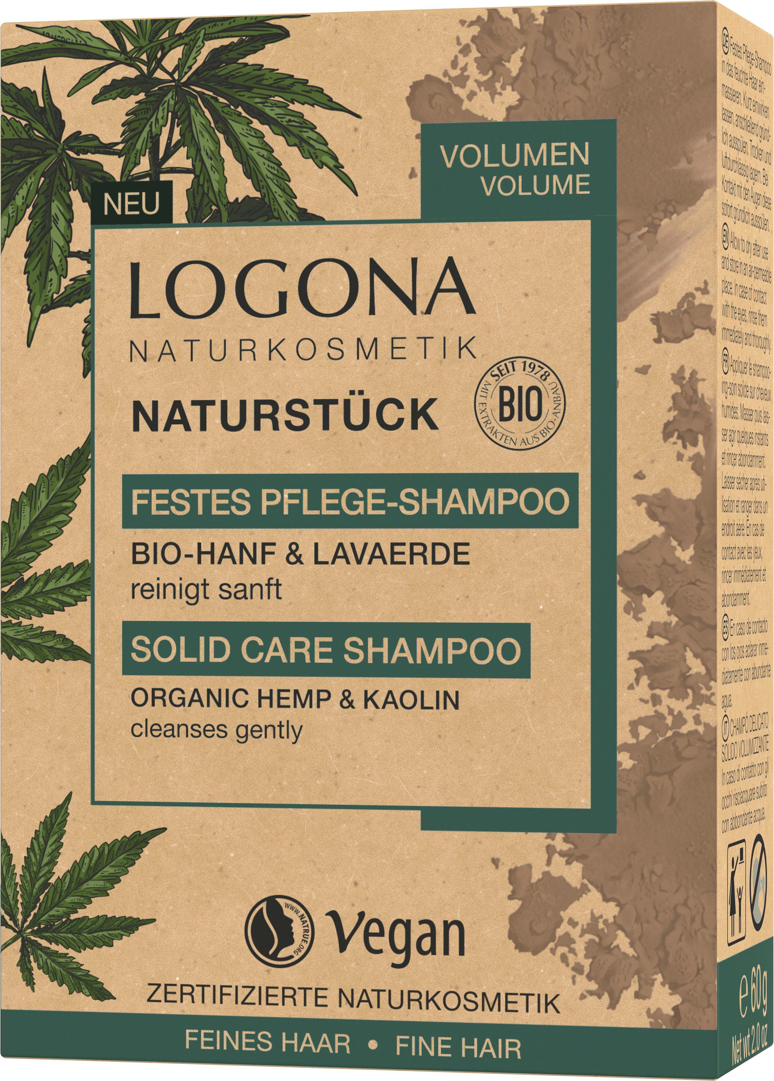 LOGONA Haarshampoo, Festes Hanf & Lavaerde Shampoo