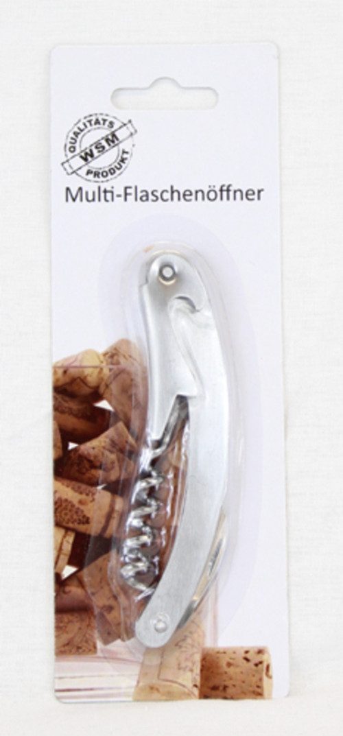 wsm Flaschenöffner Multi Flaschenöffner aus Edelstahl (1-tlg)