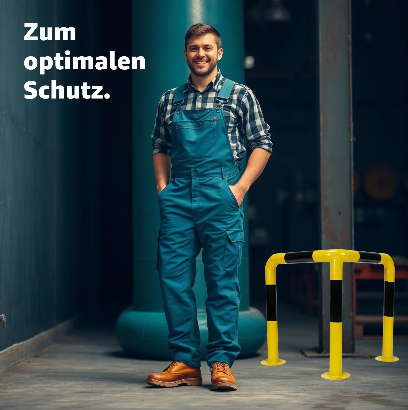 TK Gruppe Schutzpolster L-Rammschutz für Ecken & Säulen - Rammecke & Winkel für Regal (1 St), L-Rammschutz