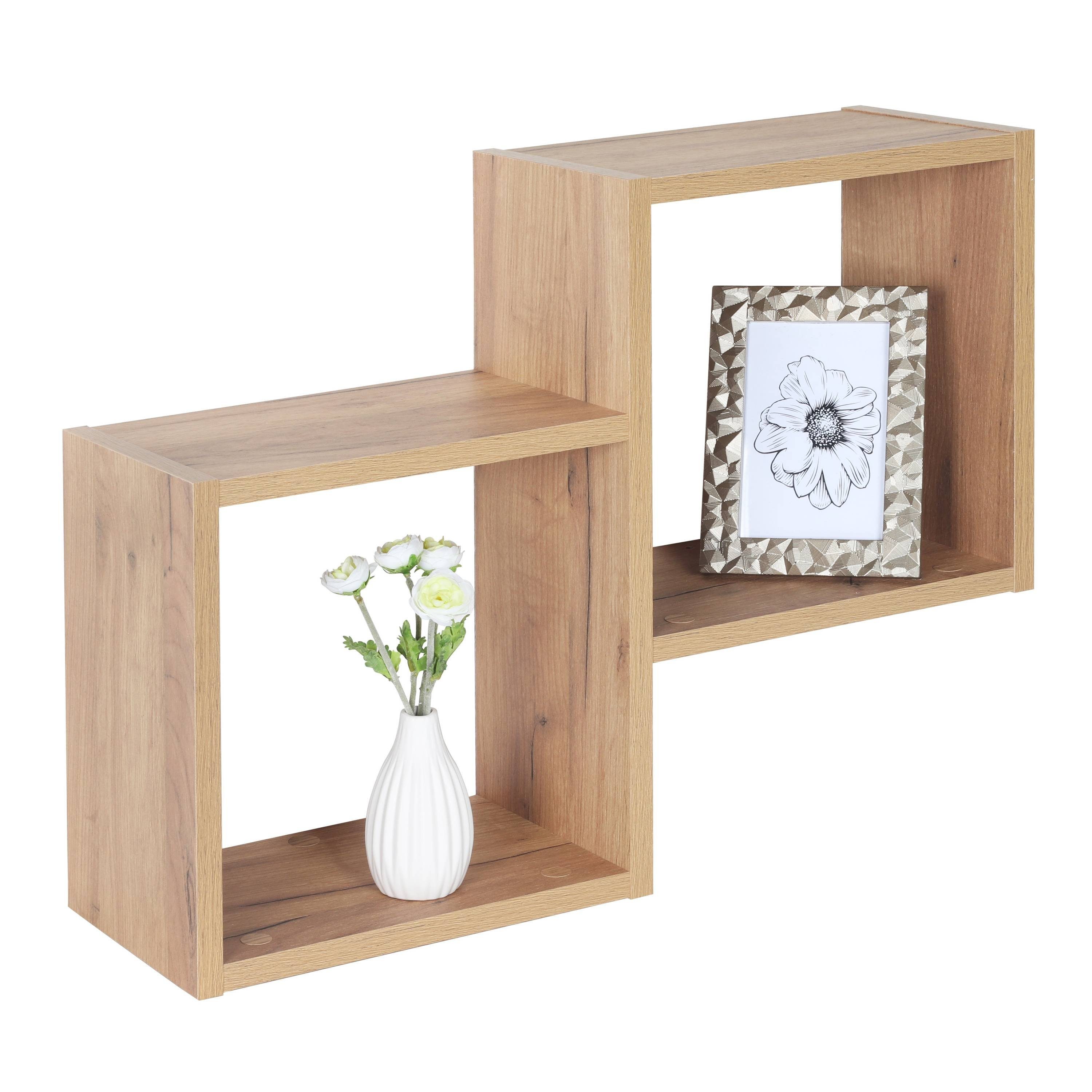 RICOO Wandregal WM026-EG, 1-tlg., Wandboard Hängeregal Würfelregal an der Wand Bücher CD Regal Dekoregal. Reduzierter Preis € 37,99. Unverbindliche Preisempfehlung € 66,99