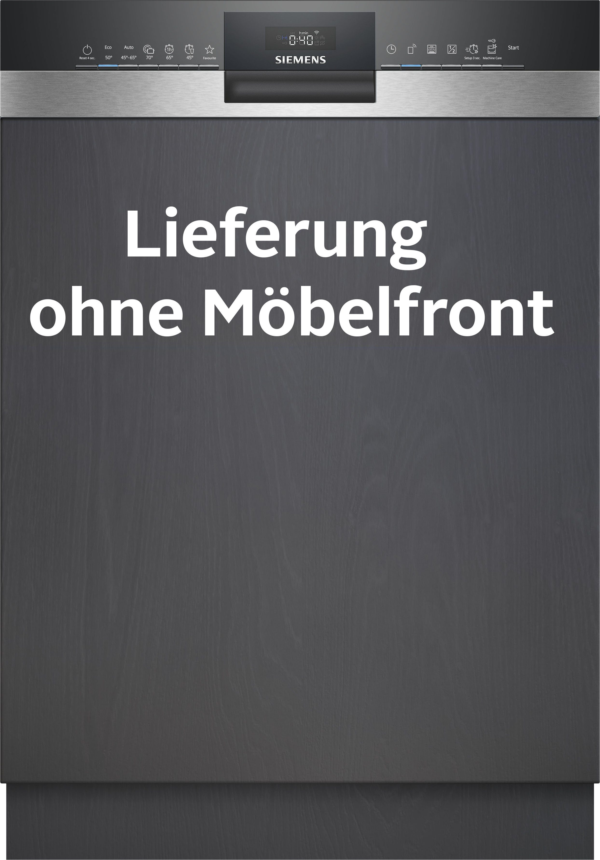 SIEMENS teilintegrierbarer Geschirrspüler iQ300 SX53ES02CE, 14 Maßgedecke