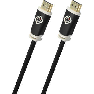 Oehlbach »Easy Connect HDMI – High Speed HDMI-Kabel mit Ethernet, 4K, UltraHD, 18 Gbit/s - 0,75m« HDMI-Kabel, (75 cm)