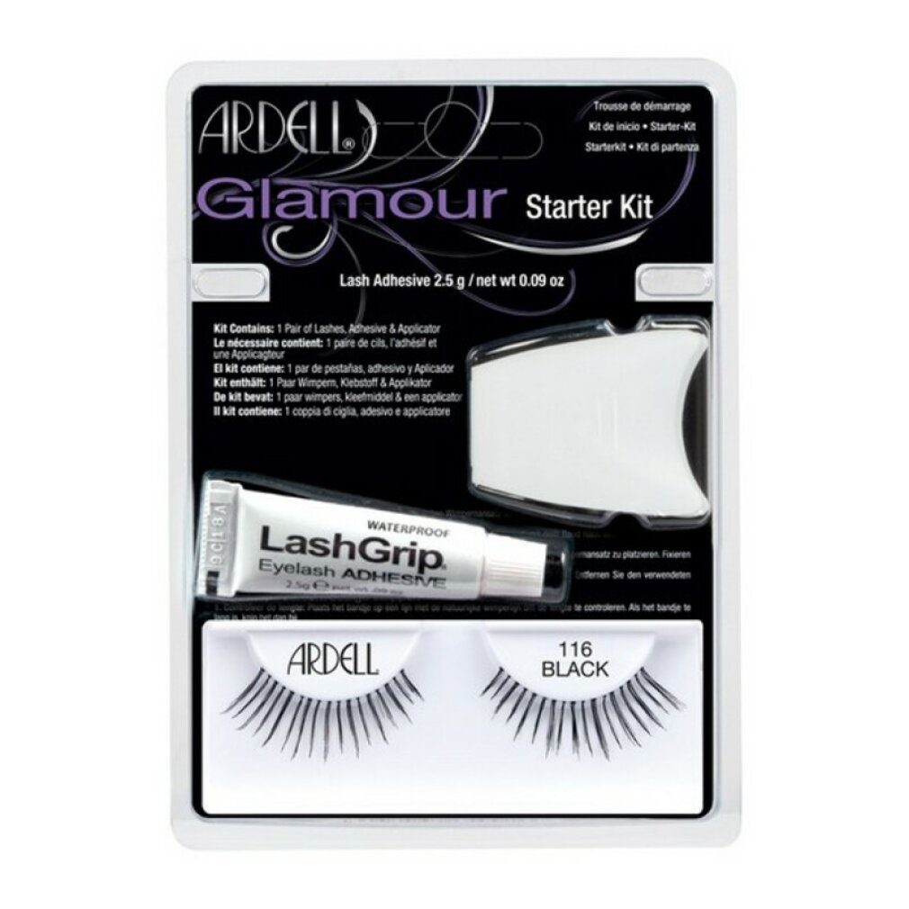 ARDELL Einzelwimpern Ardell Glamour Lashes 101 Demi Black Set 3 Artikel