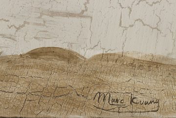 KUNSTLOFT Gemälde Melodie der Wüste 120x60 cm, Leinwandbild 100% HANDGEMALT Wandbild Wohnzimmer