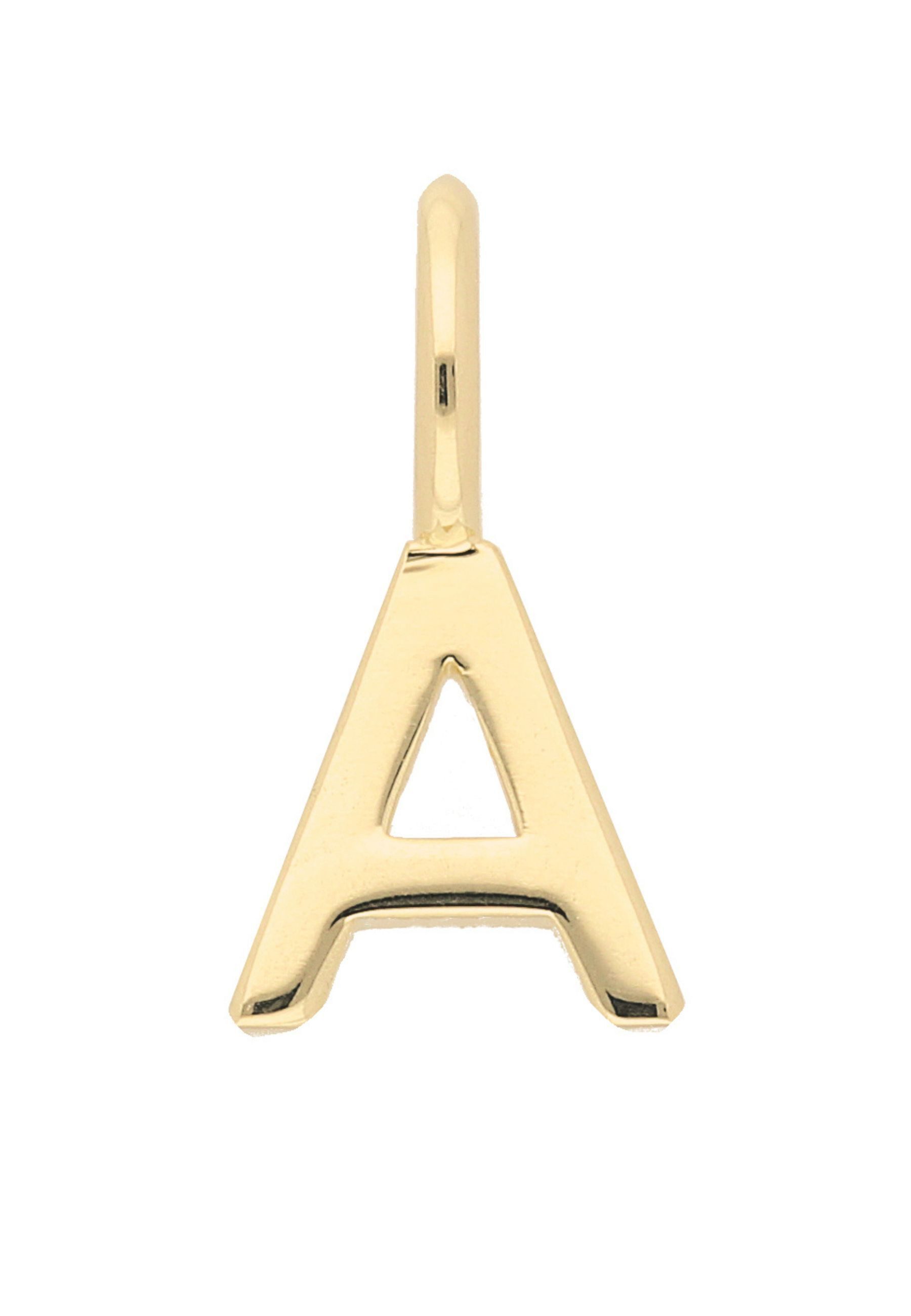 Buchstabenanhänger Buchstabenanhänger A 333 Gold (8K)