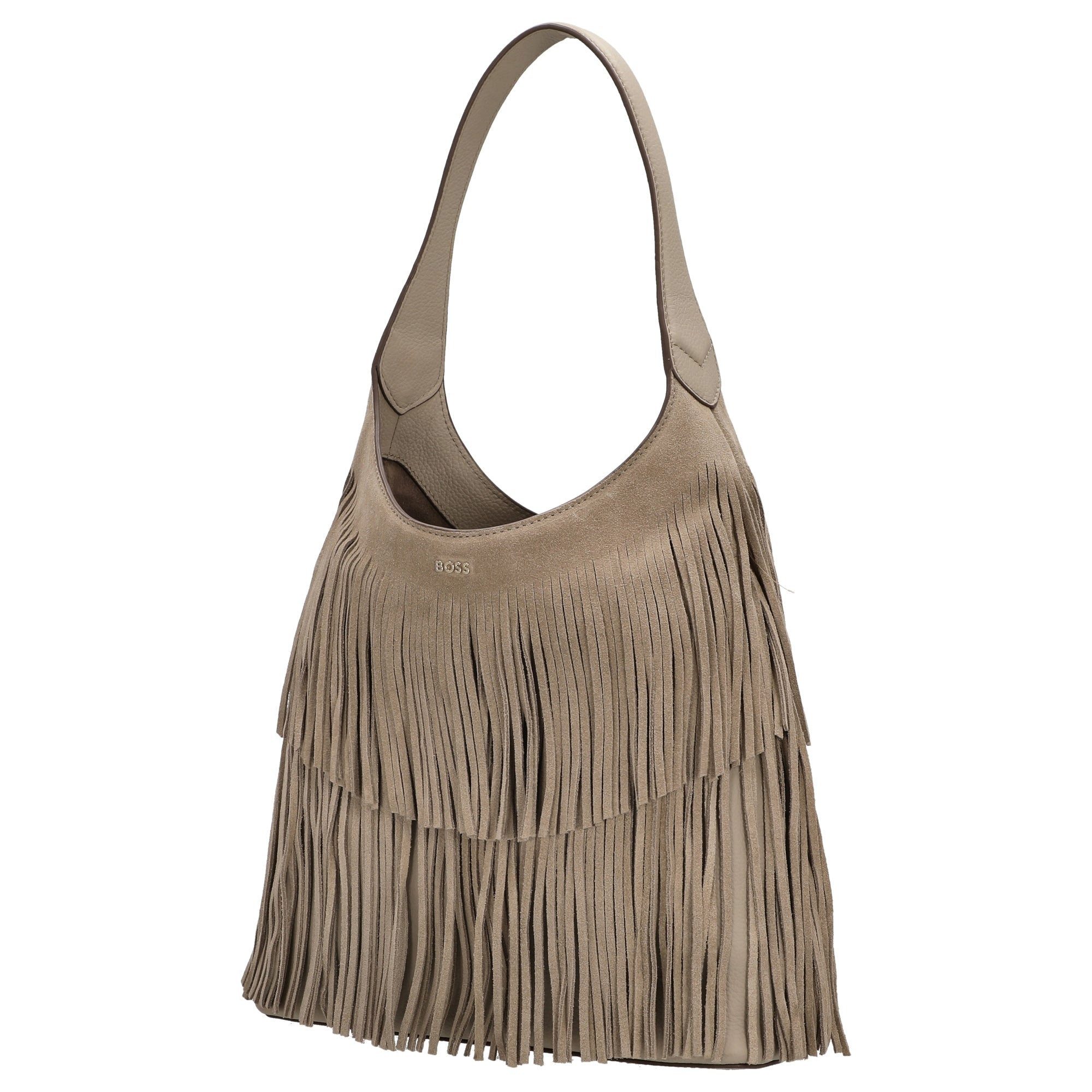 BOSS Umhängetasche Lenah Hobo - Schultertasche 39.5 cm (light beige) günstig online kaufen