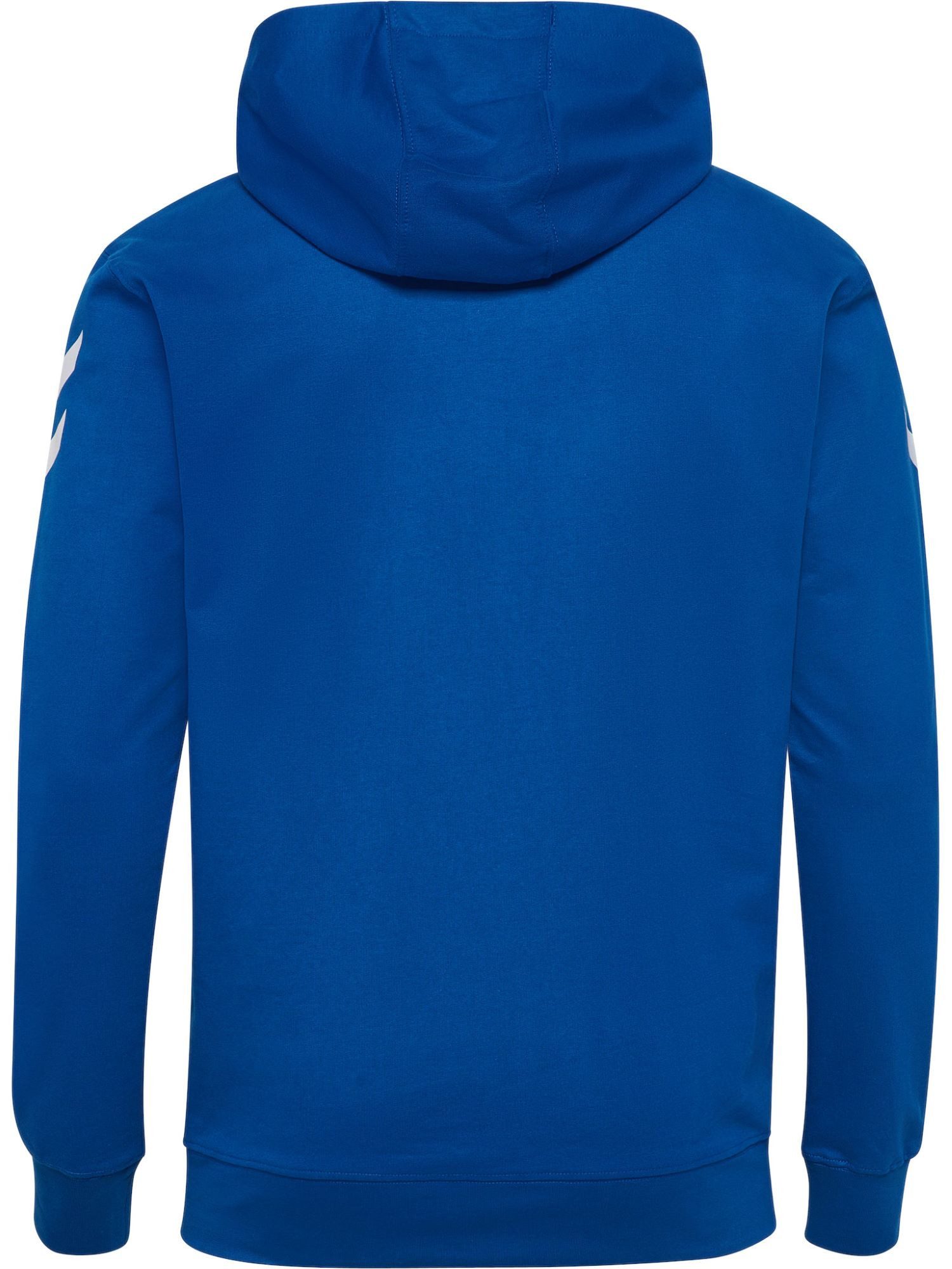 hummel Trainingsjacke hmlGO 2.0 Chevron Full-Zip Hoodie (Baumwolle, mit Kapuze) blau Herren