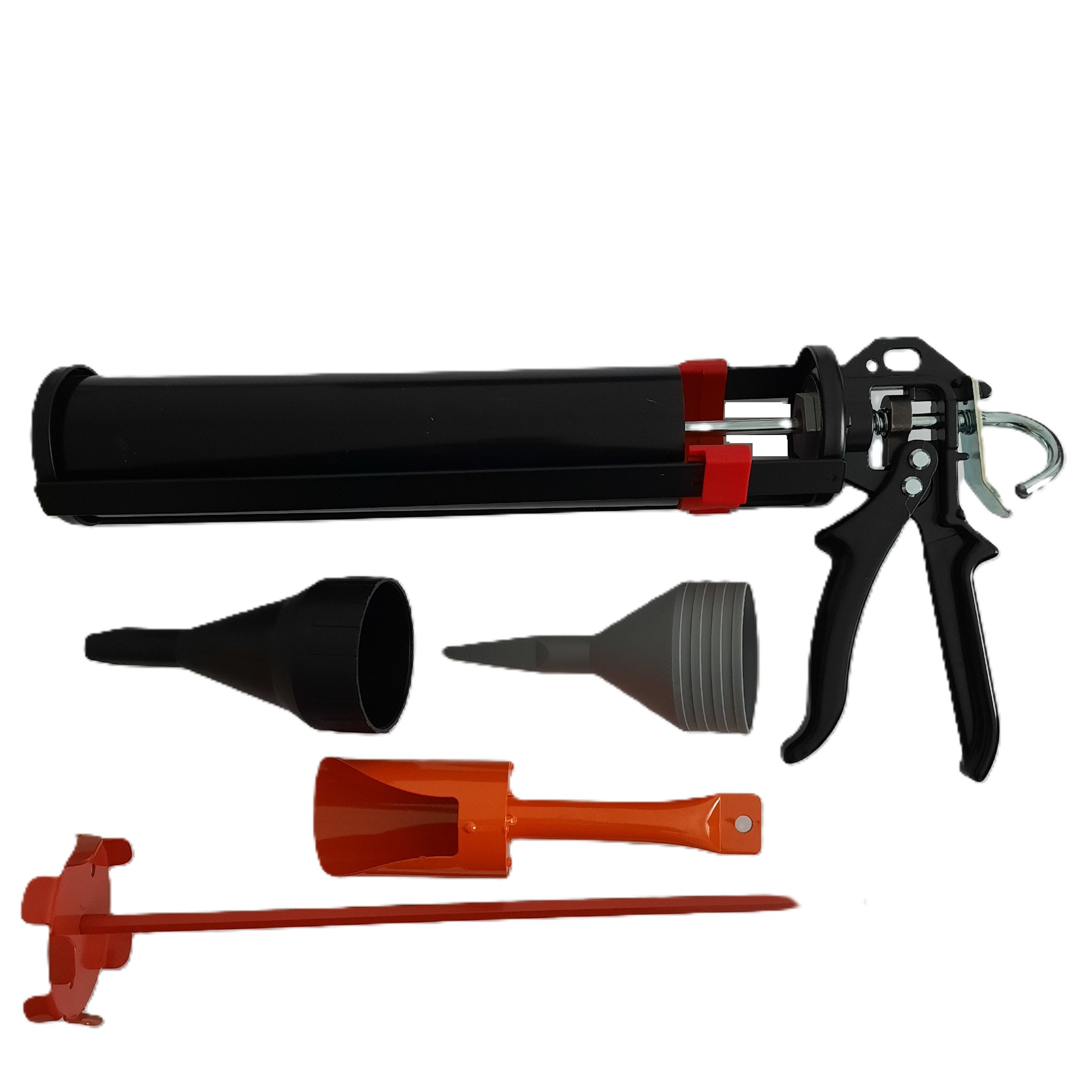 IRION Kartuschenpistole Irion X7-1000 Mörtelpresse-Mörtelpistole-spritze bis 1000ml Gebinde, Griff und Abzug gummiert