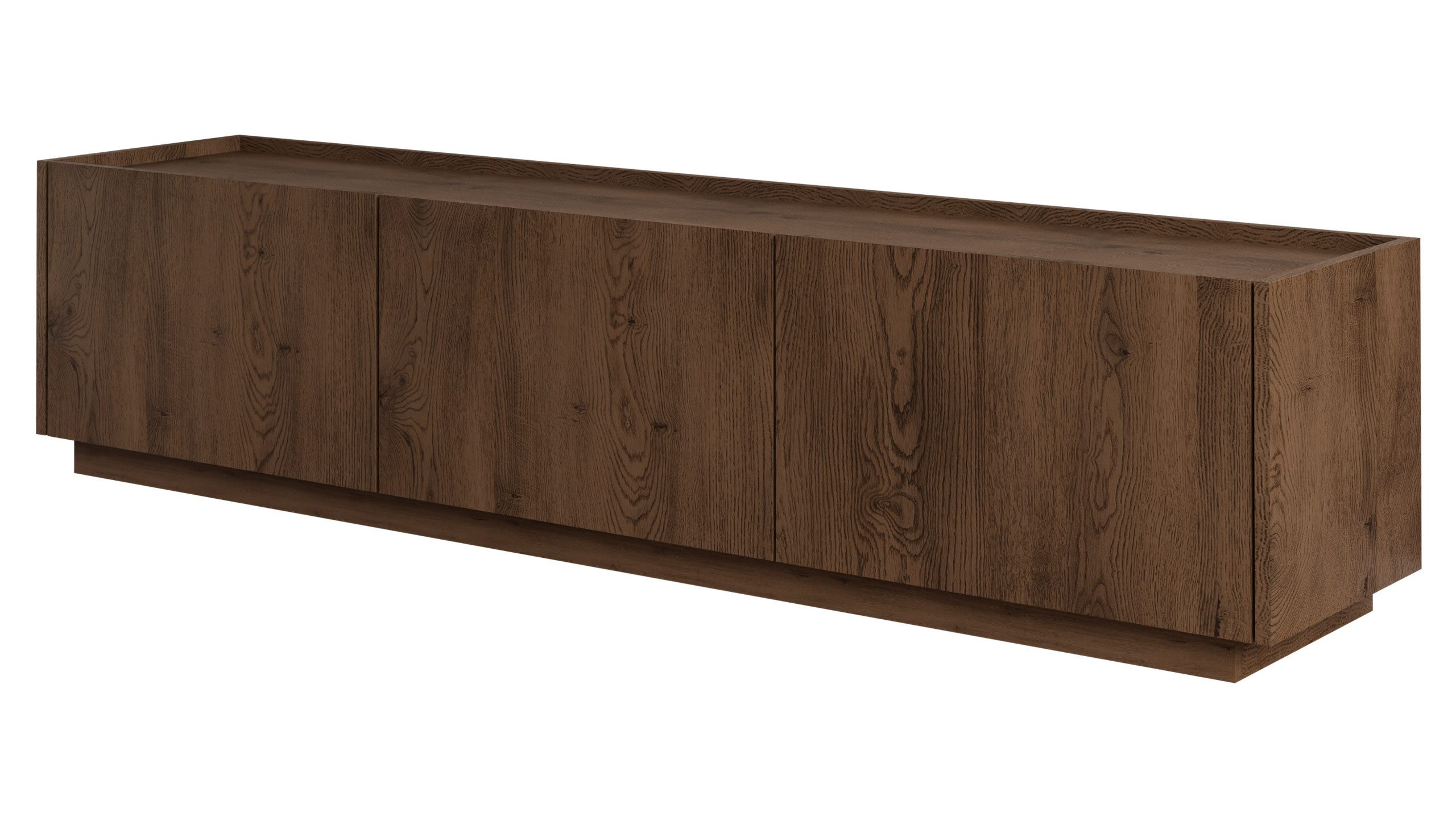 MIRJAN24 TV-Schrank Mirtu 170 (mit drei Klappen) 170x40x37 cm, Klappenbremse