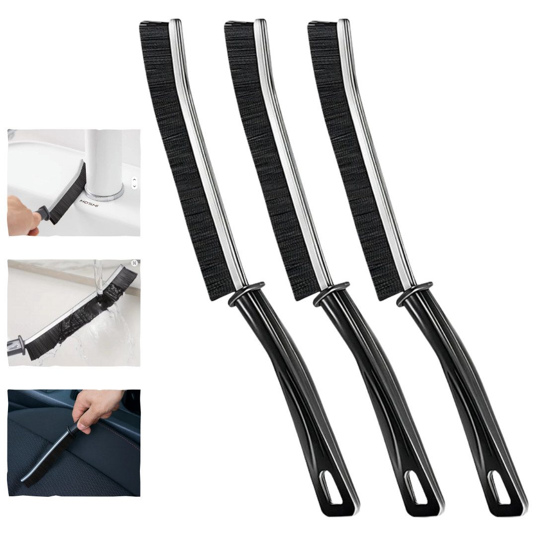 RACEL Fugenbürste Fugenbürste Bad Fliesen Reinigung 3er Set, (Set, 1-tlg., 3 Stück), Gründlich, langlebig