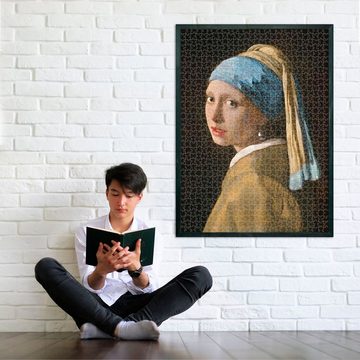 Clementoni® Puzzle Museum Collection, Vermeer - Das Mädchen mit dem Perlenohrring, 1000 Puzzleteile, Made in Europe, FSC® - schützt Wald - weltweit