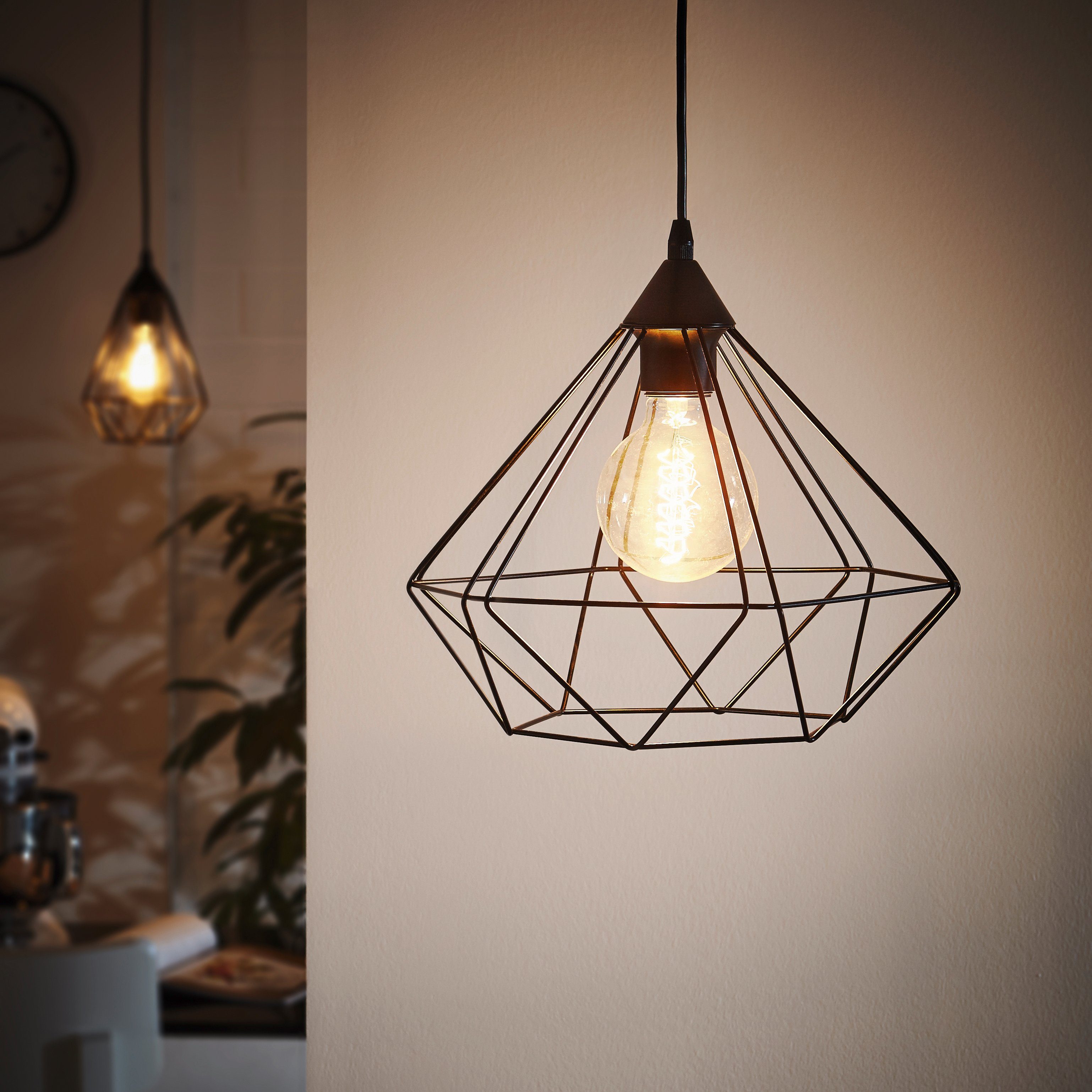 EGLO Pendelleuchte TARBES Hängeleuchte, Pendellampe, Vintage, günstig online kaufen