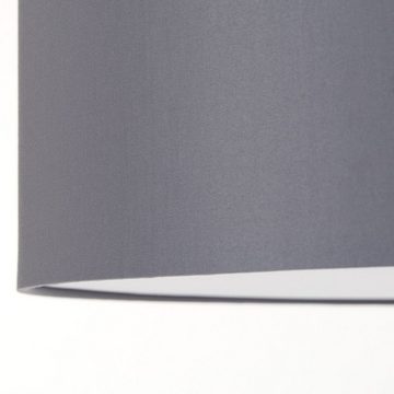 Brilliant Deckenleuchte Andria, ohne Leuchtmittel, 26,5 cm Höhe, Ø 60 cm, E27, Metall/Textil, grau