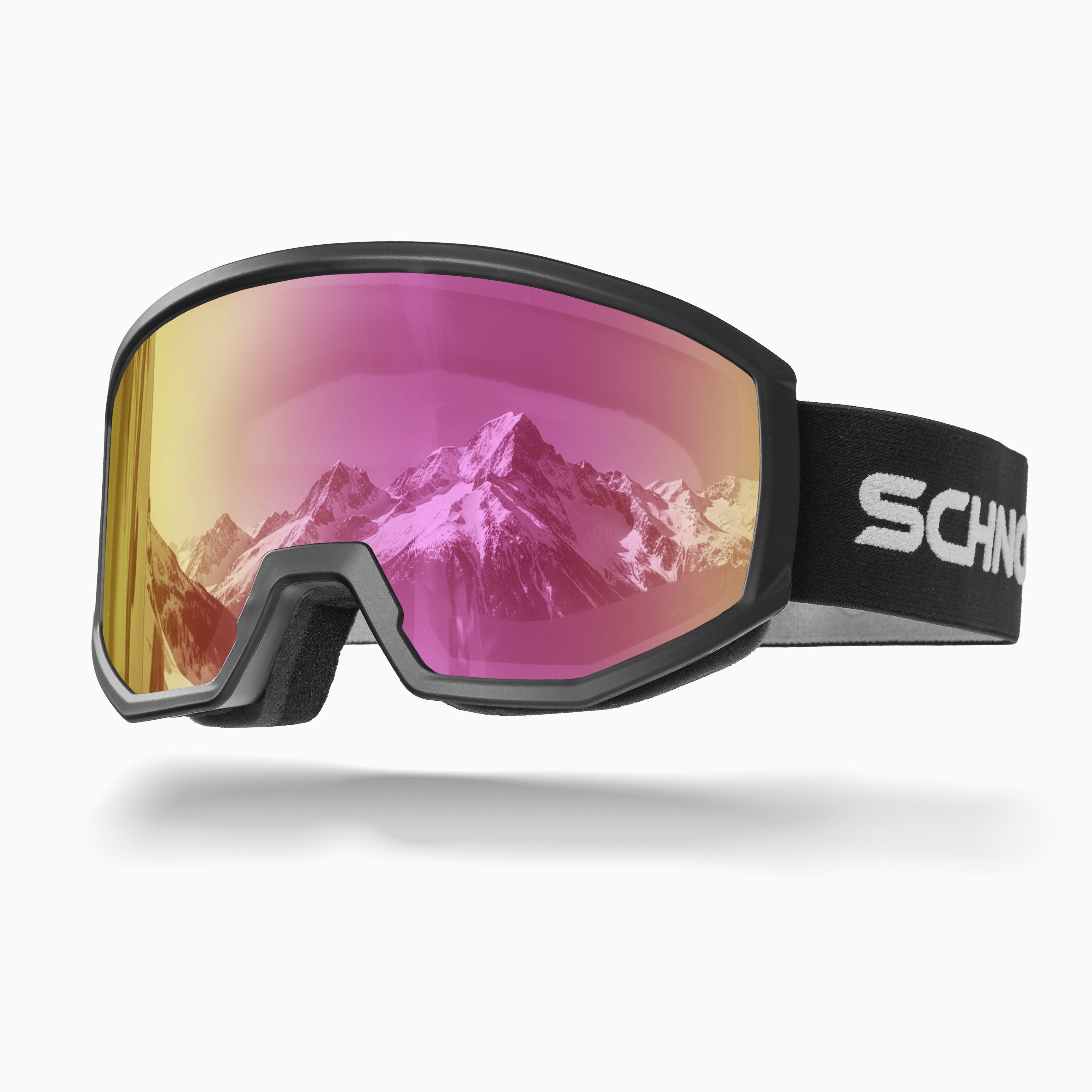 Schwarz-verspiegelt Pink
