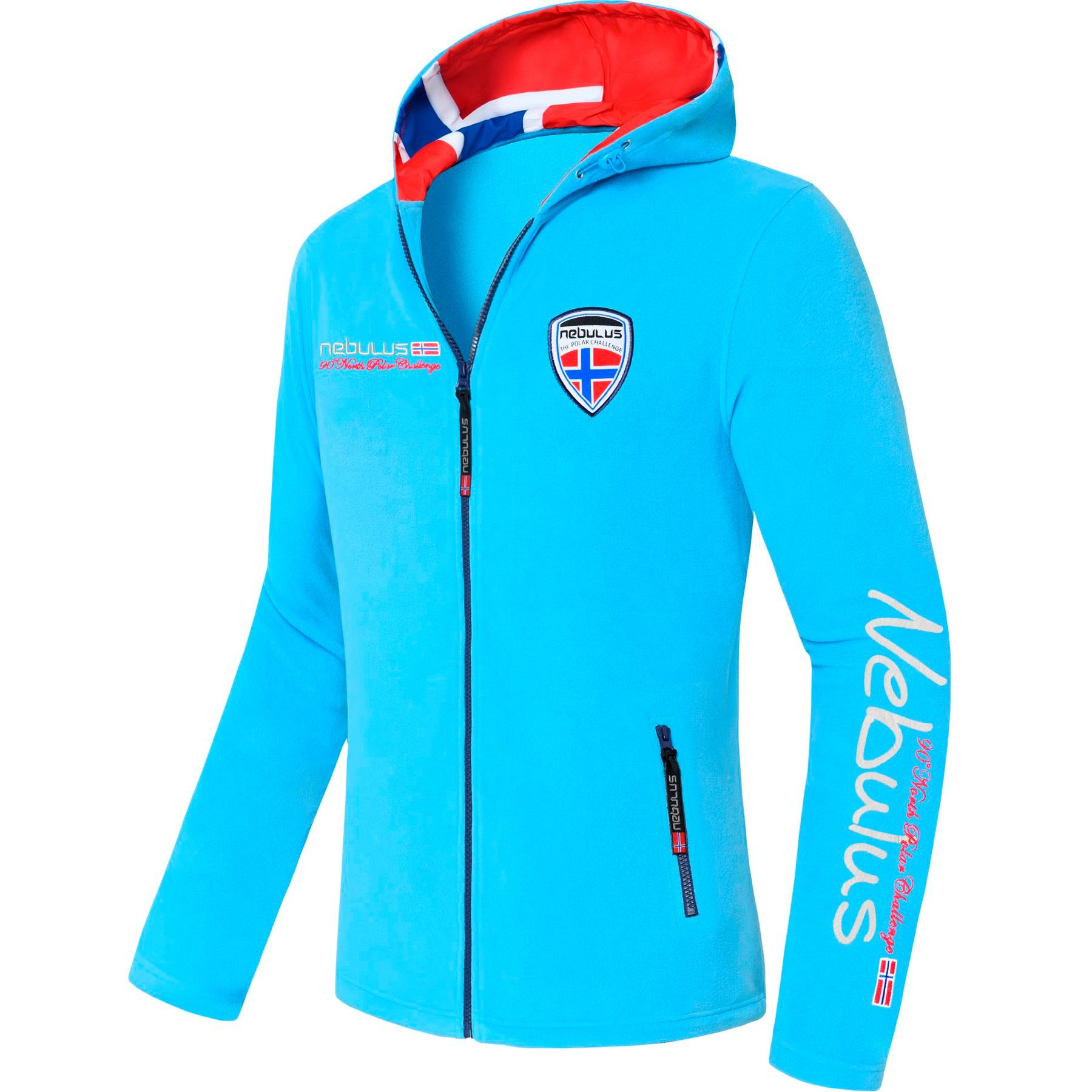 Nebulus Fleecejacke SCHWEDEN, P4601 - Herren, malibublau, 3XL günstig online kaufen