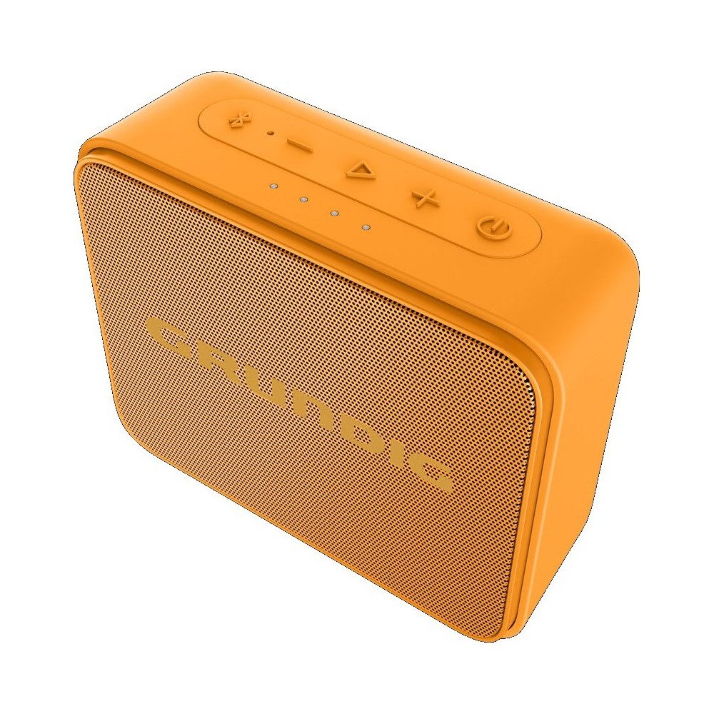Grundig Grundig GBT Jam Bluetooth-Lautsprecher orange Bluetooth-Lautsprecher (Bluetooth V5.0 mit TWS, Wasserdichtes Gehäuse IPX7)
