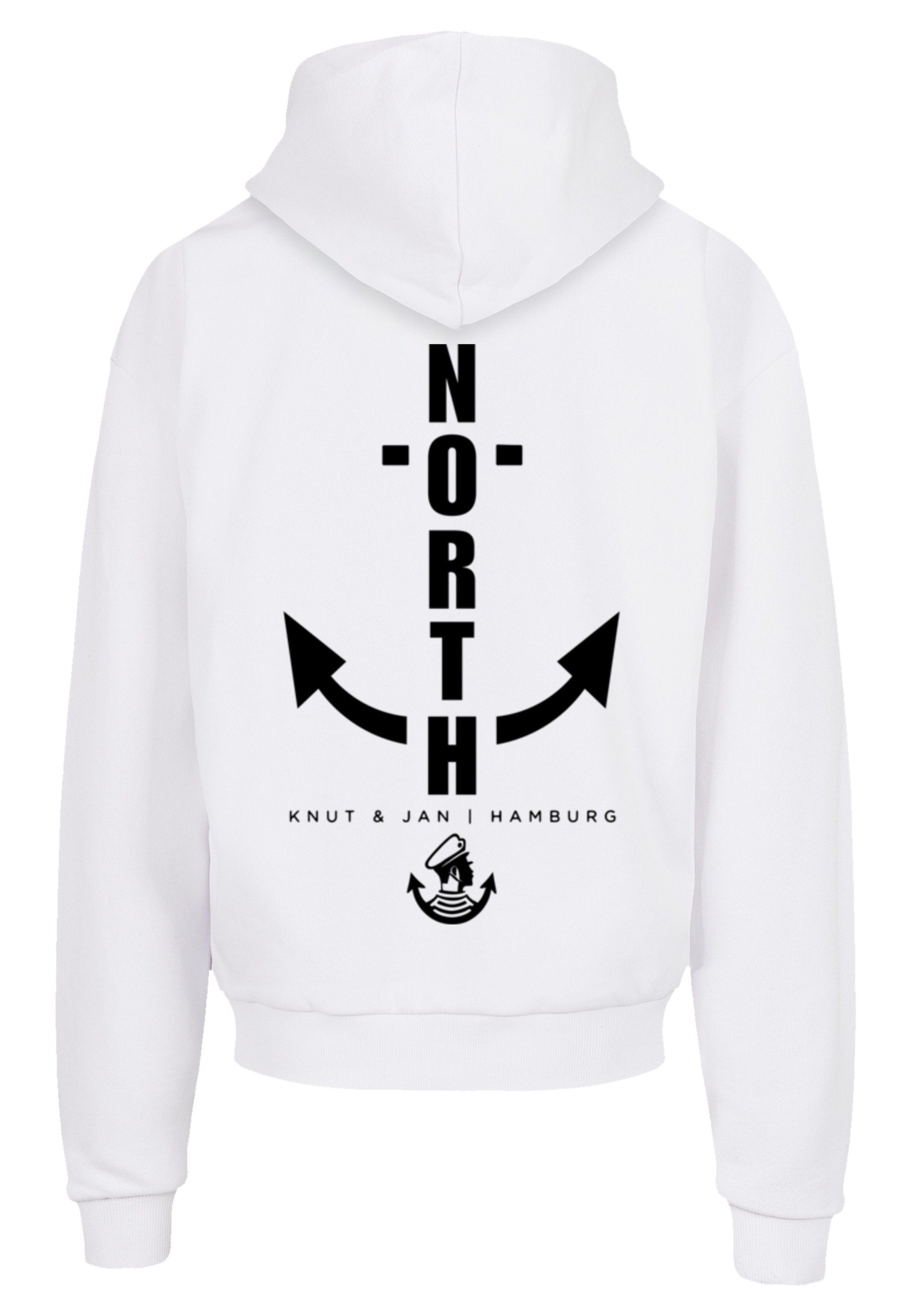 Jan F4NT4STIC Knut North Größe & Hamburg Fällt aus, Print, kleiner Anchor eine weit bestellen bitte Kapuzenpullover