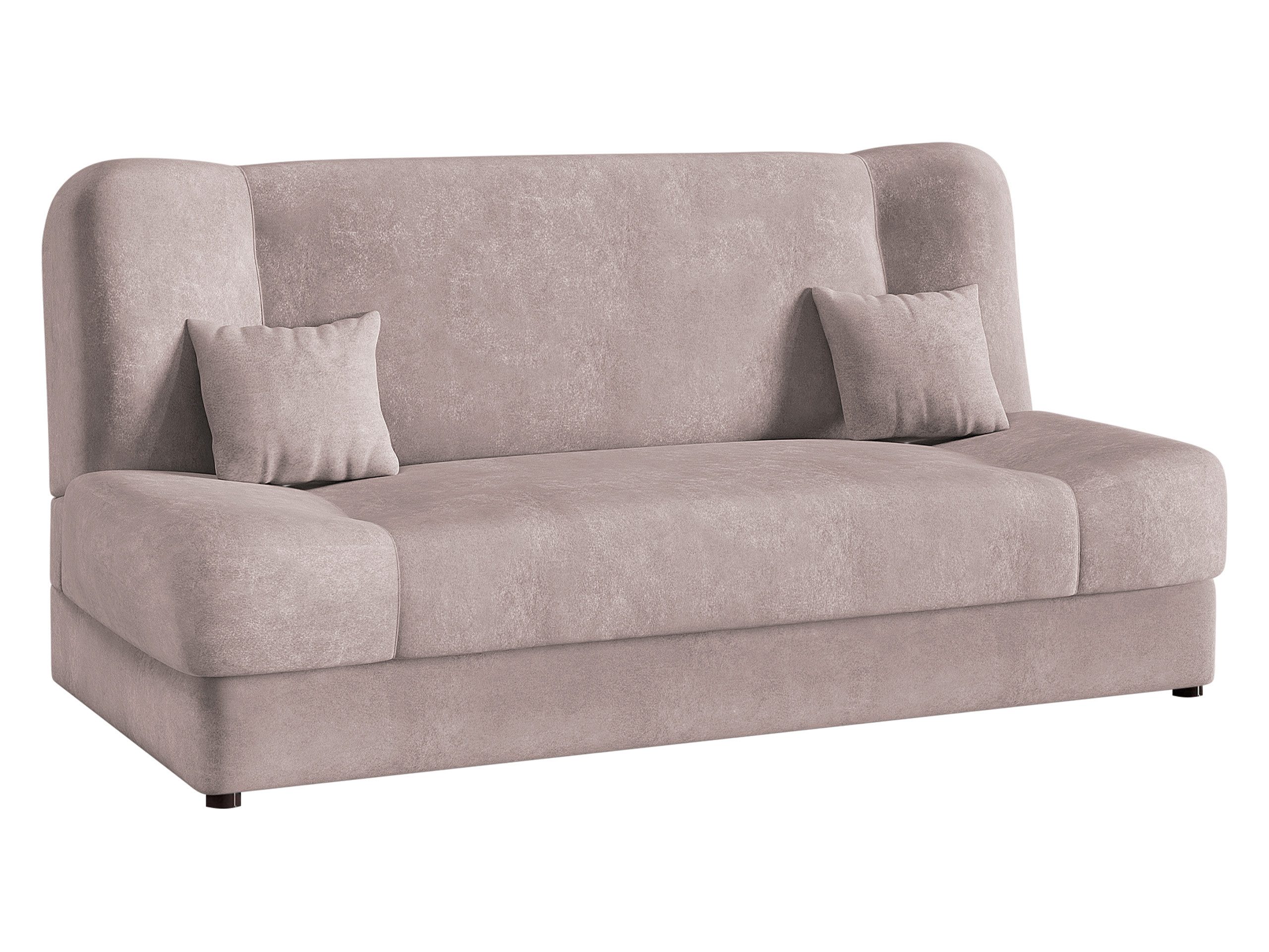 MIRJAN24 Schlafsofa Jonas Premium, mit Bettkasten und Schlaffunktion, mit zwei Kissen, Wellenfeder, 195x87x86 cm