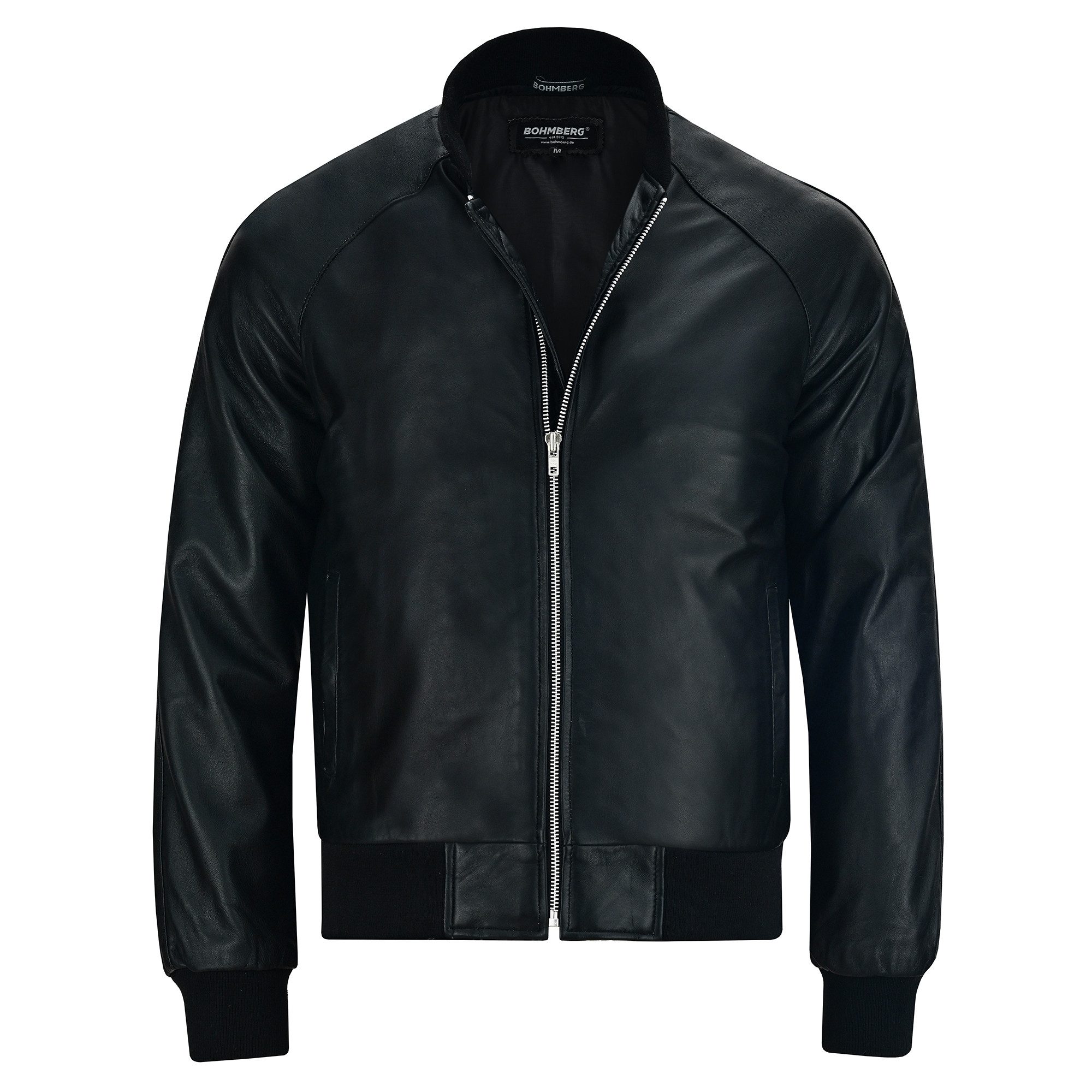 BOHMBERG Lederjacke KAORI Herren Bomberjacke Übergangsjacke aus edlem Lammn günstig online kaufen