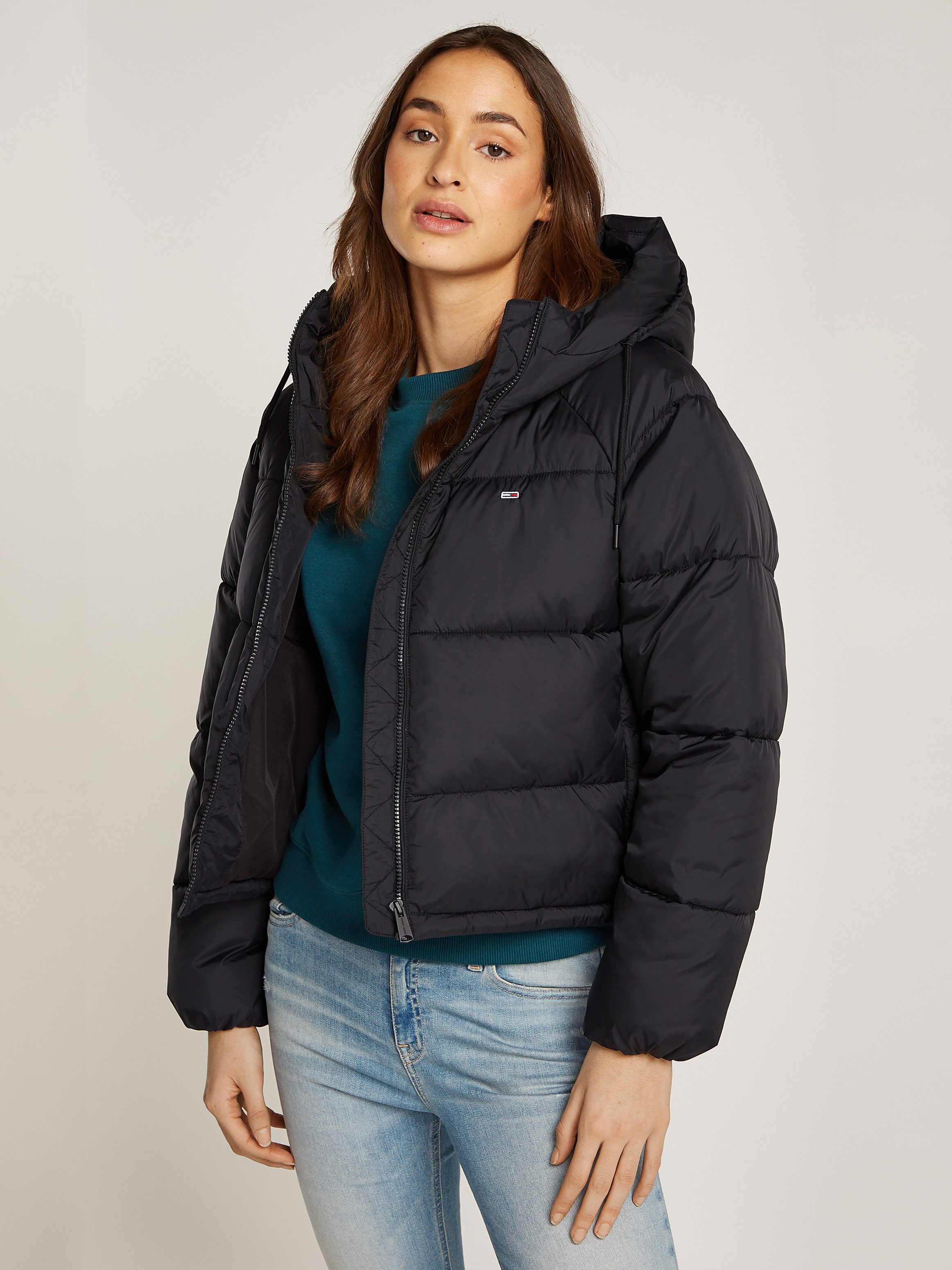 Tommy Jeans Steppjacke TJW ASPEN PUFFER EXT mit Logostickerei